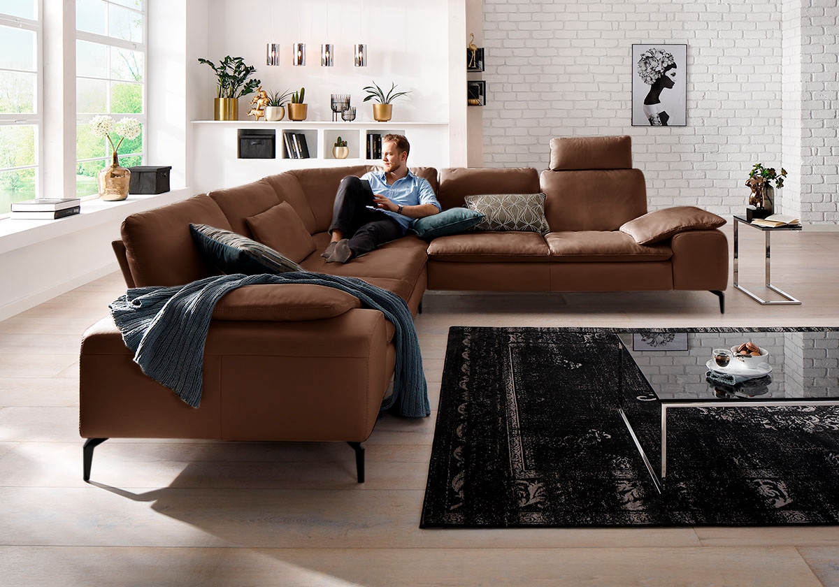 W.SCHILLIG Ecksofa »valentinoo, Designsofa, elegant und bequem, L-Form« mit günstig online kaufen