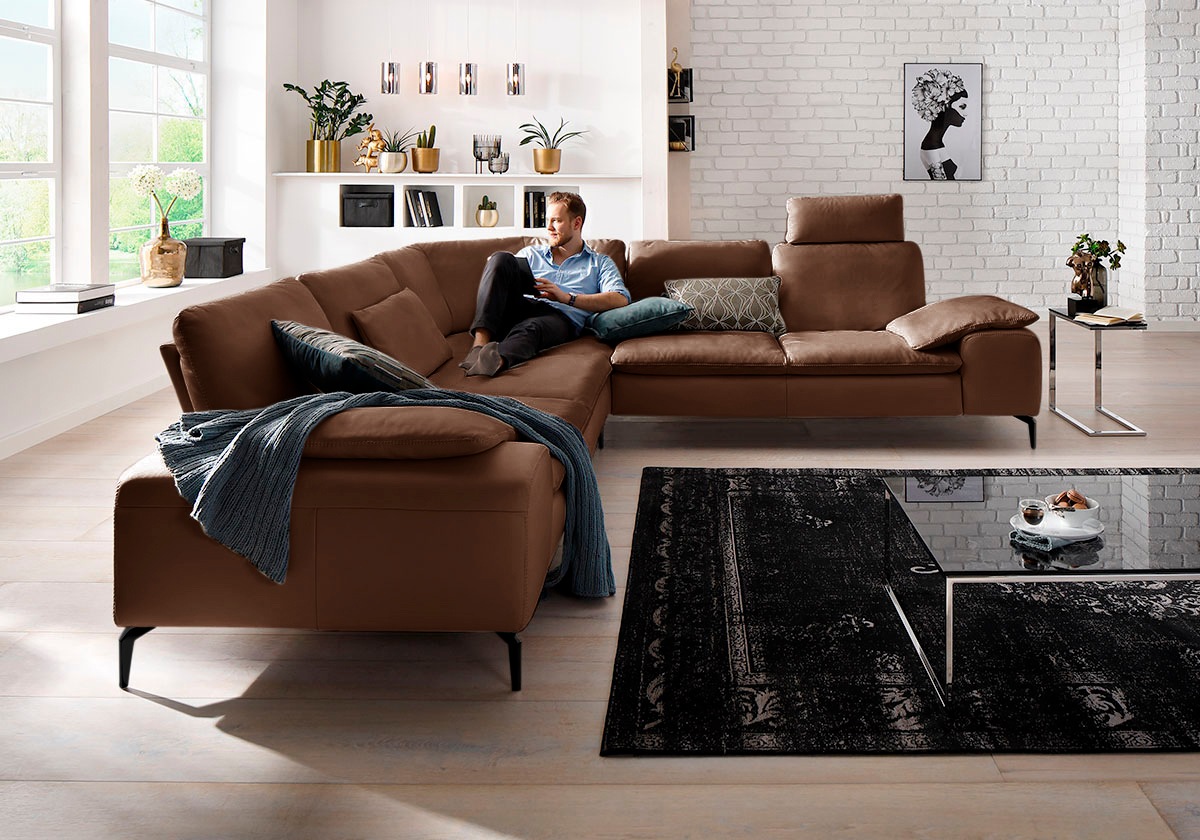 W.SCHILLIG Ecksofa »valentinoo, Designsofa, elegant und bequem, L-Form«, (S günstig online kaufen