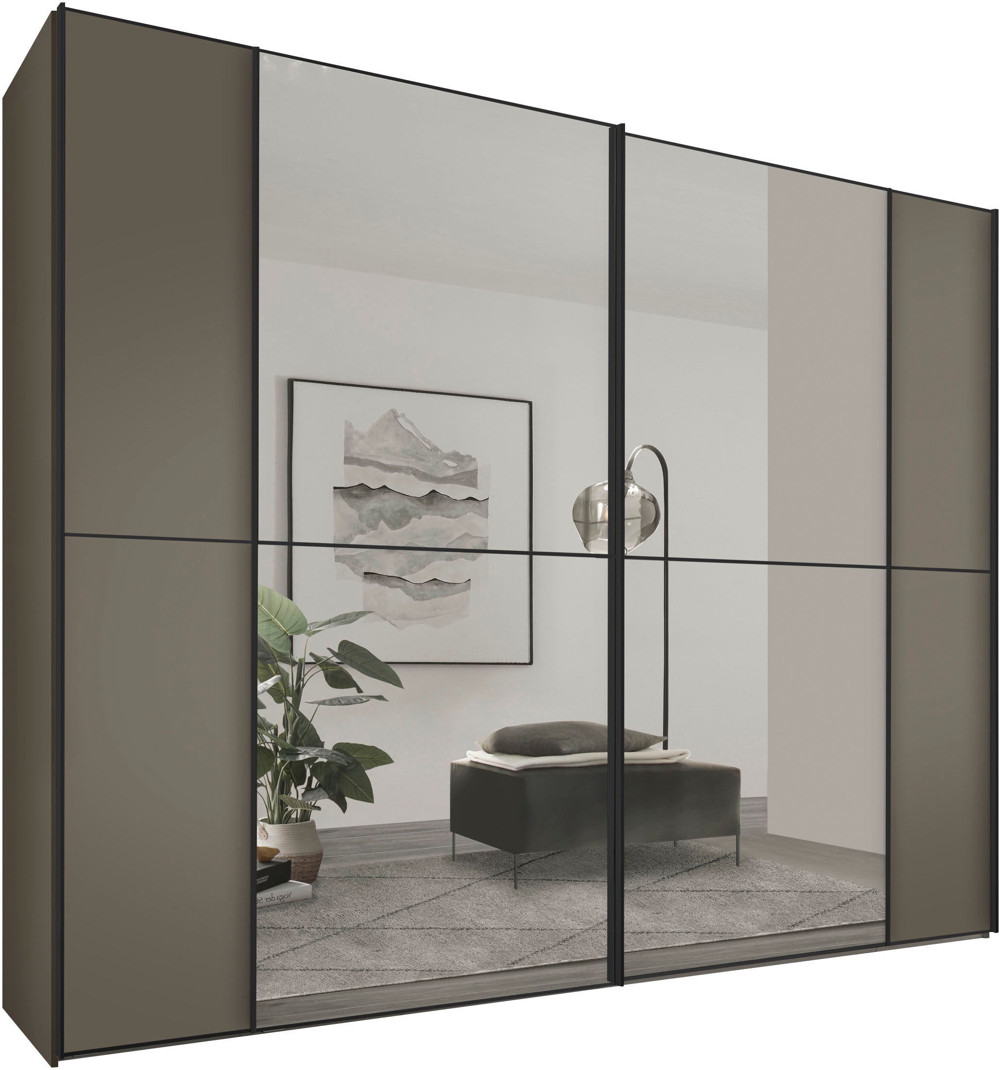 STAUD Schwebetürenschrank »Sonett 220G, Made in Germany«, mit vier verschie günstig online kaufen