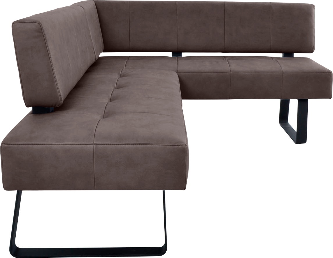 K+W Komfort & Wohnen Eckbank »Spider II«, Sitzsteppung, bequem durch Sandwichbauweise, 2 Stellmaße