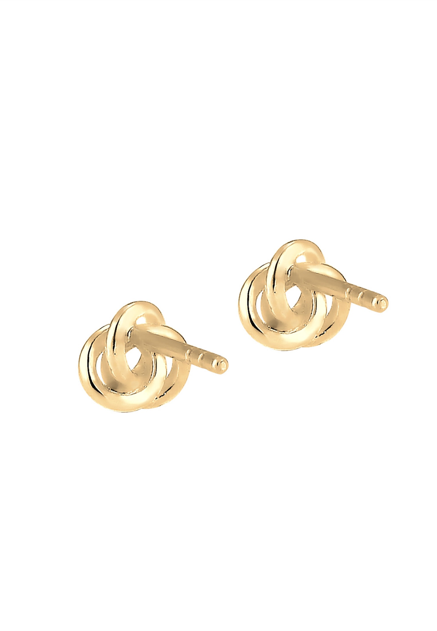 Elli Premium Paar Ohrstecker »Trend Knoten 585 Gelbgold«