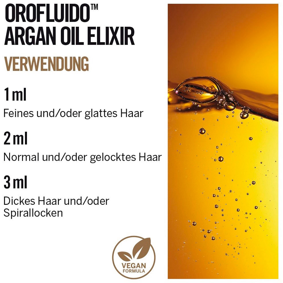 REVLON PROFESSIONAL Haaröl »Orofluido Precious Argan Oil Elixir 30 ml«, Vegan