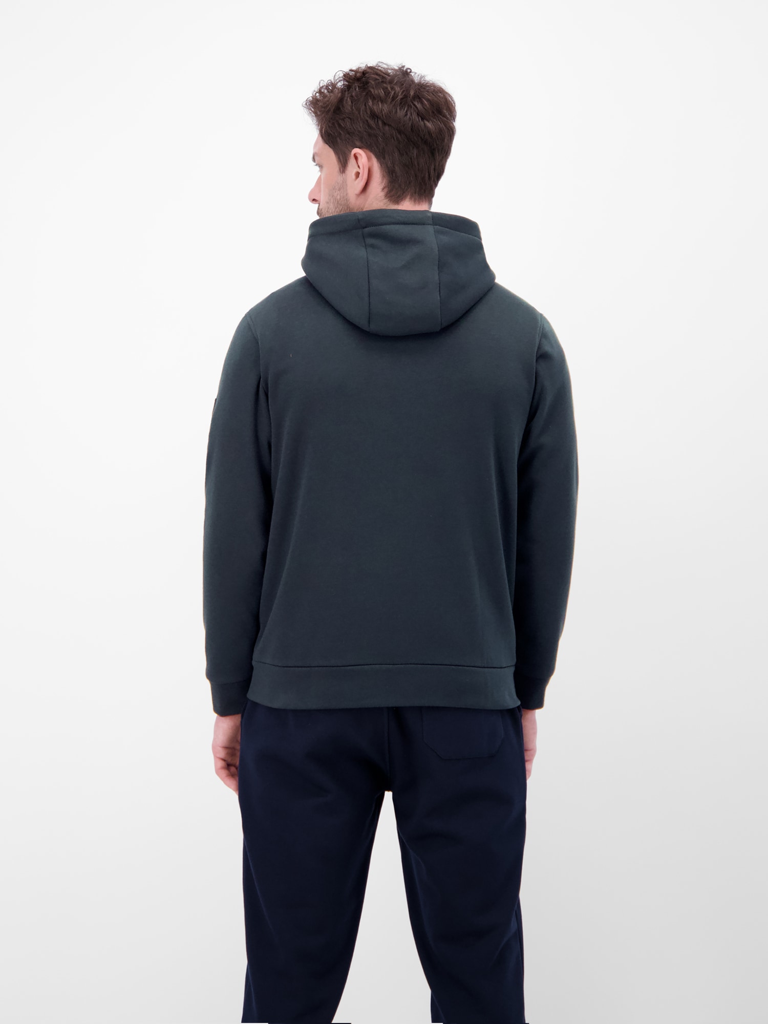 LERROS Kapuzensweatjacke »Sweatjacke im Hoodie-Look aus Mischgewebe«