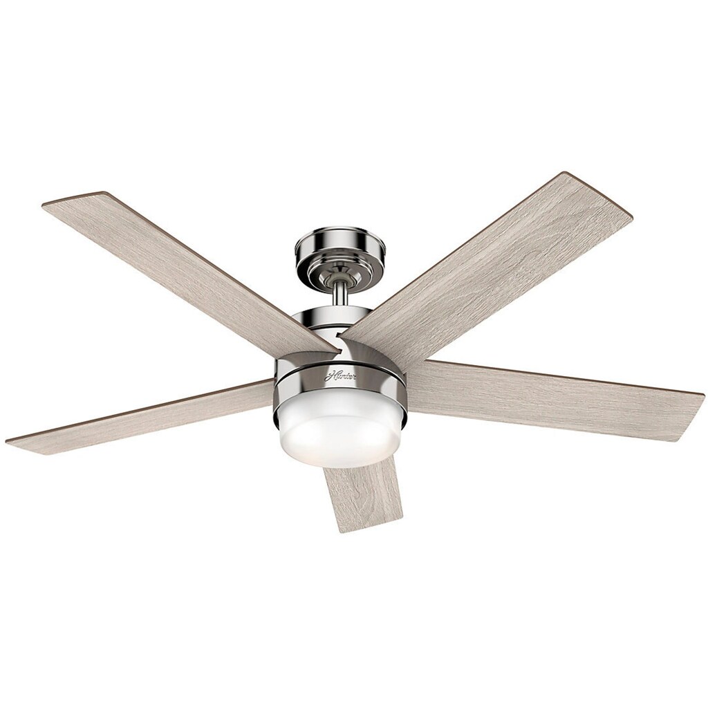 Hunter Deckenventilator »Claudette, 132 cm Nickel poliert«