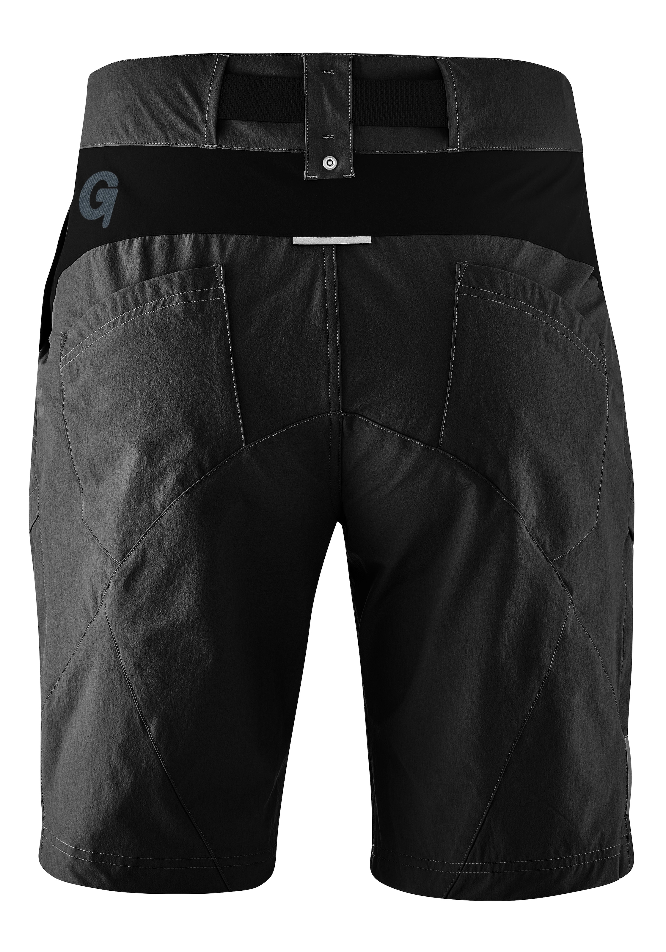 Gonso Fahrradhose »Arico Basic«, kurze Herren Radhose mit Sitzpolster, wasserabweisend, inkl. Gürtel