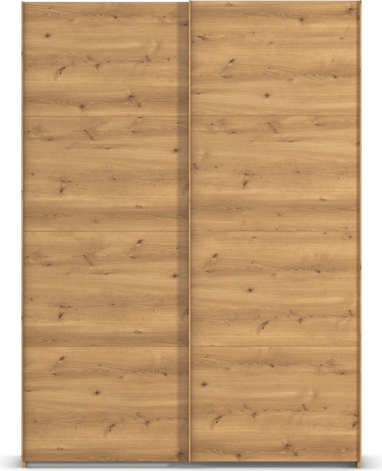 rauch Schwebetürenschrank »Kleiderschrank Schrank Garderobe Schlafzimmerschrank EVELYN«, in elegantem Stil, in 5 Breiten, Griffe in Korpusfarbe MADE IN GERMANY