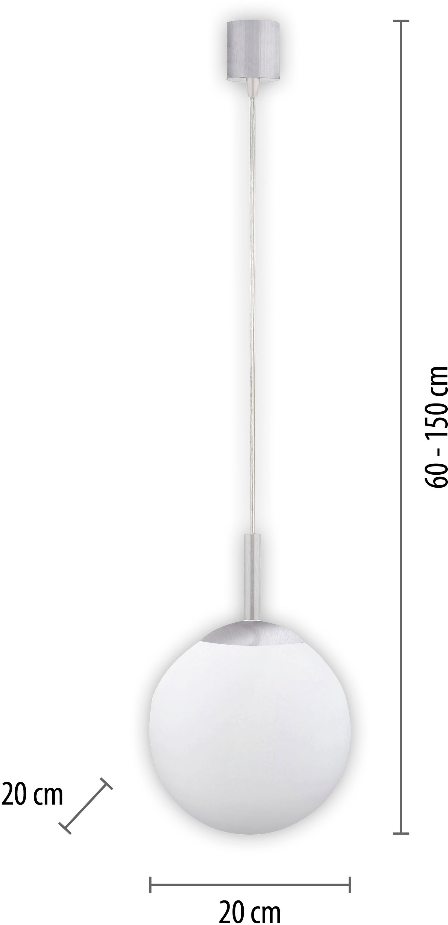 JUST LIGHT Pendelleuchte »Ls-BOLO«, 1 flammig, Leuchtmittel LED-Board | LED fest integriert, LED, RGB+tunable white, Fernbedienung, Infrarot inkl., Smarthome fähig