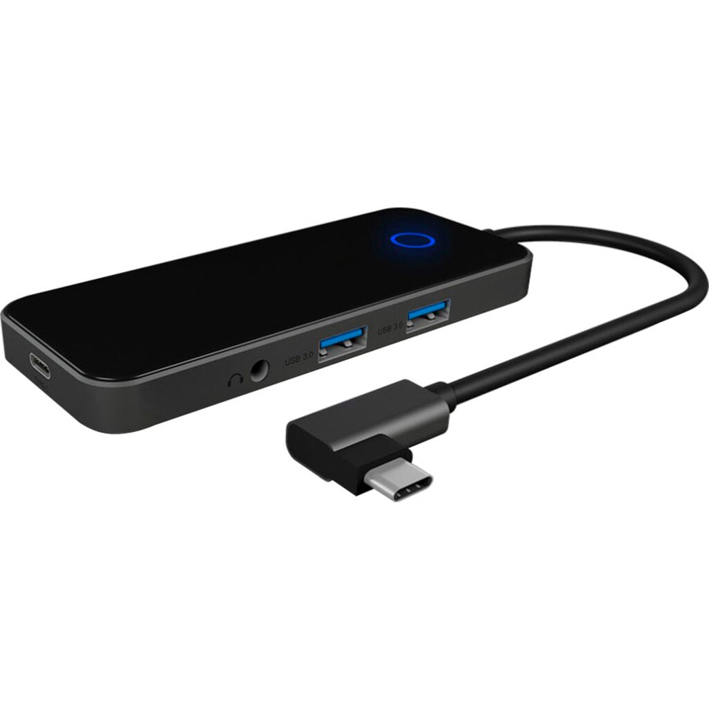 Raidsonic Laptop-Dockingstation »ICY BOX USB Type-C DockingStation mit integriertem Kabel«