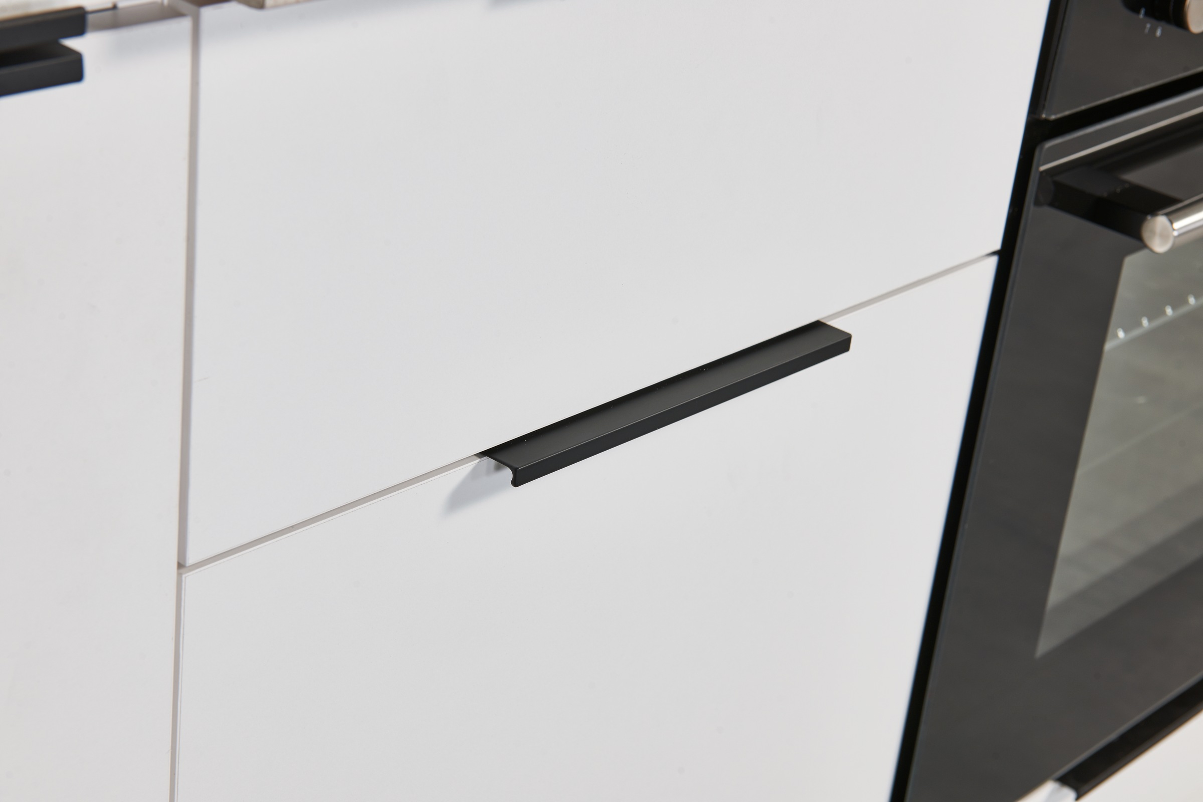 BASIC by Balculina Küchenzeile »Makrona B/H/T 340x215x60 cm« Breite 340 cm, wahlweise mit E-Geräten und Induktion