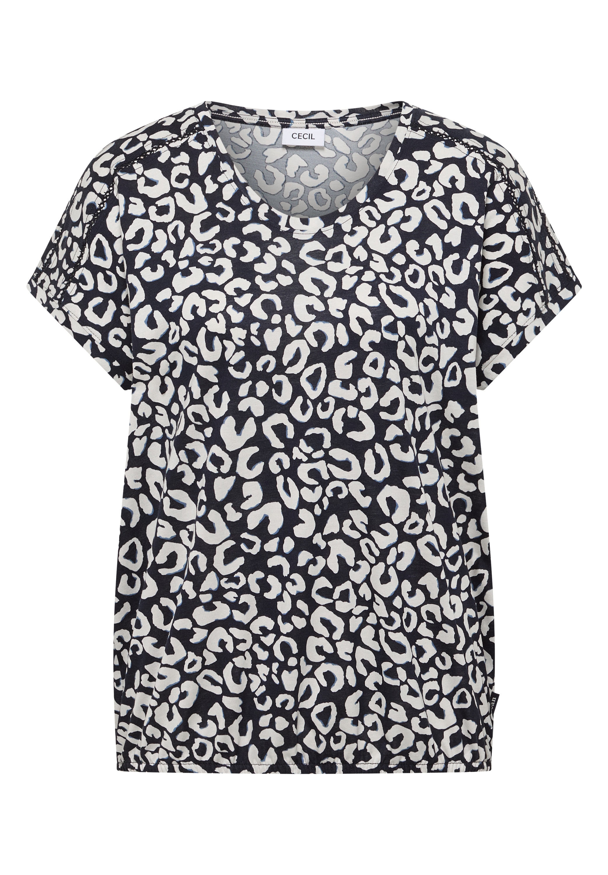 Cecil T-Shirt mit All-Over Print