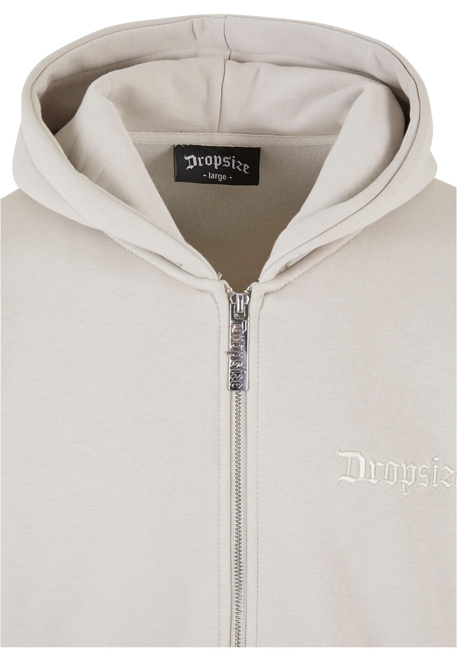 Dropsize Sweatjacke »Dropsize Herren Super Heavy Oversize Blank Zip Hoodie«