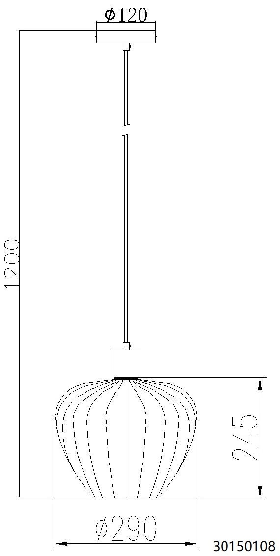 NOWA Pendelleuchte »TOY«, 1 flammig, Leuchtmittel E27 | ohne Leuchtmittel, Glas, Hängelampe, Wohnzimmer, Esstisch, Design