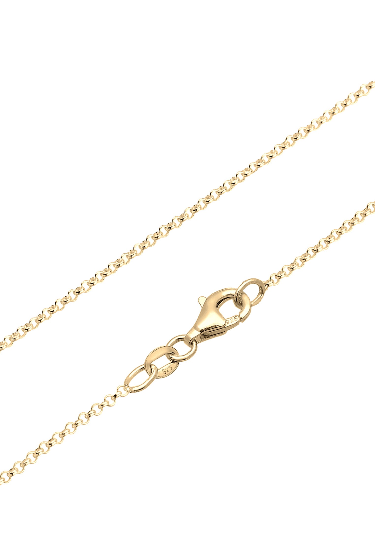 Elli Kette mit Anhänger »Marienbild Stern Glaube 925 Sterling Silber«