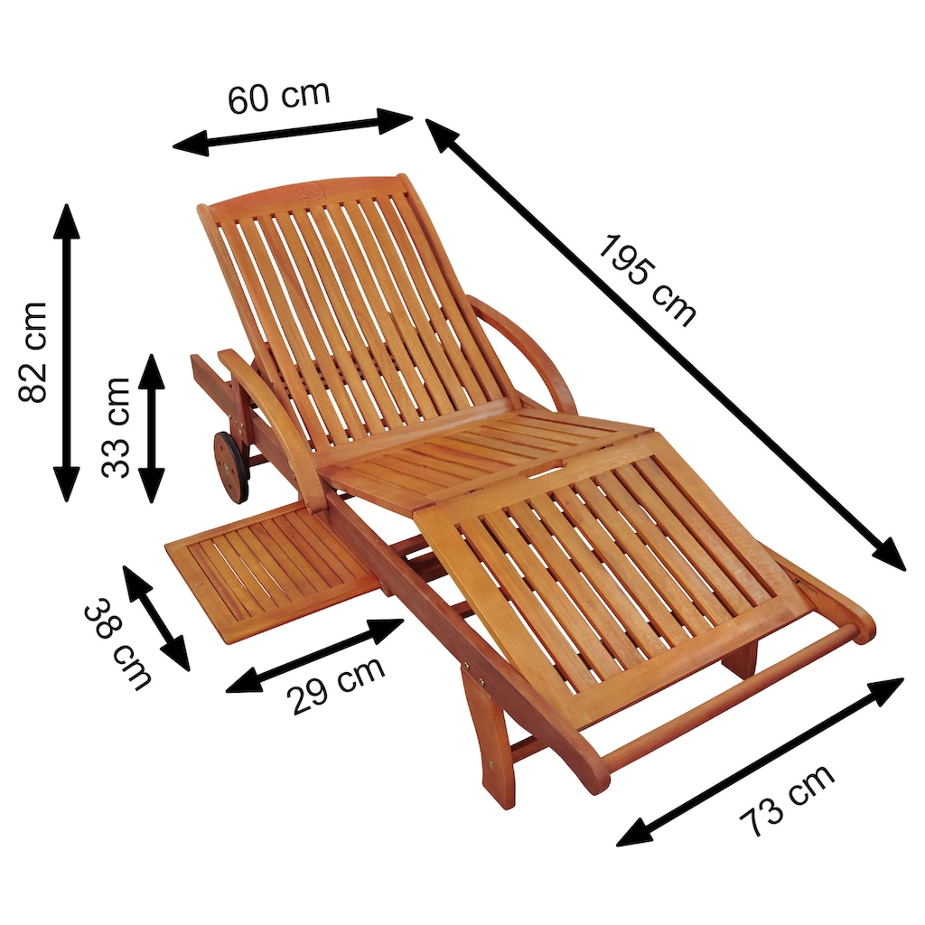 indoba Gartenliege »Sun Flair«