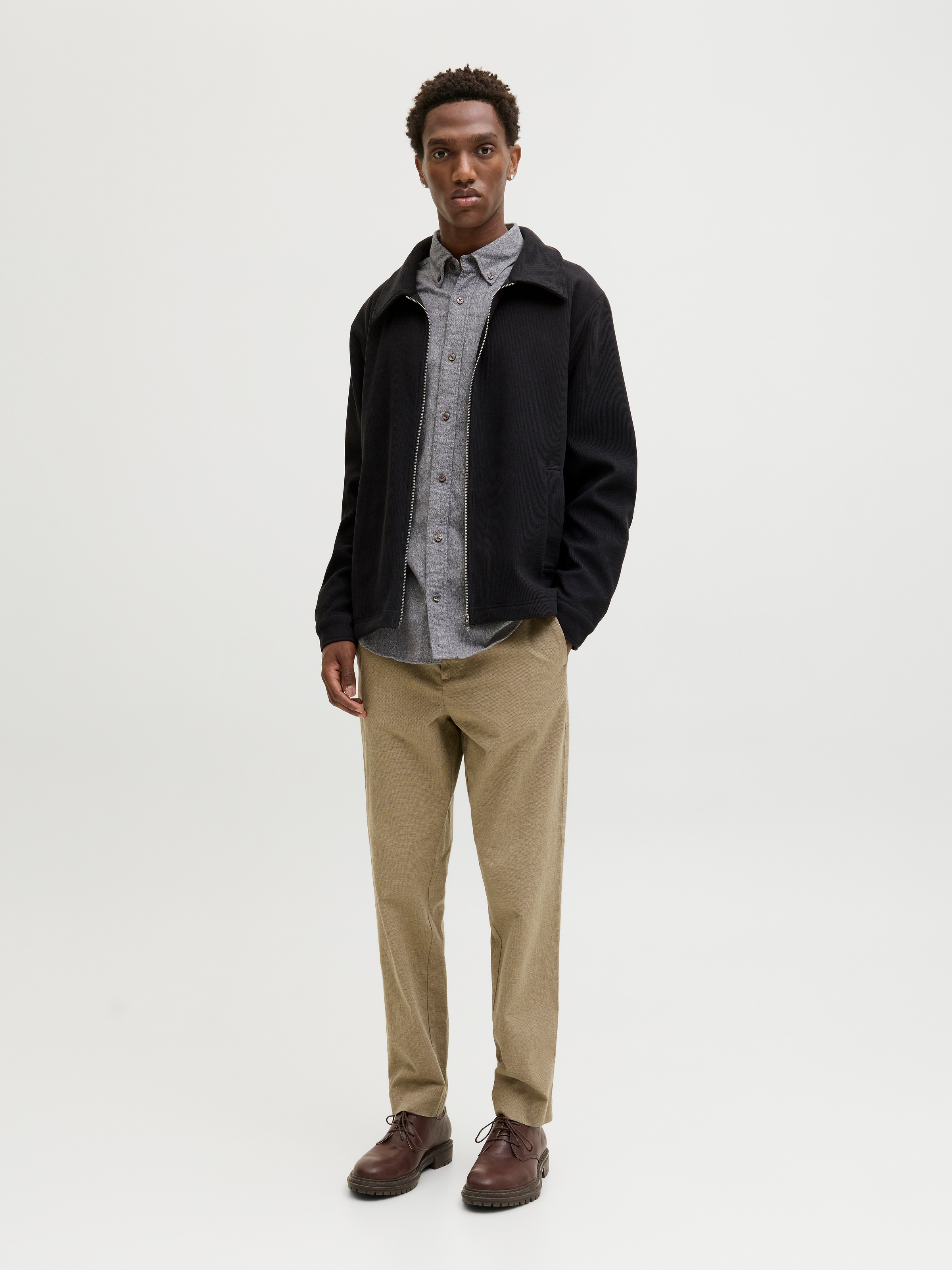 Jack & Jones Langarmhemd »JPRBLUBARKLEY FLANNEL X-MAS L/S SHIRT CH«