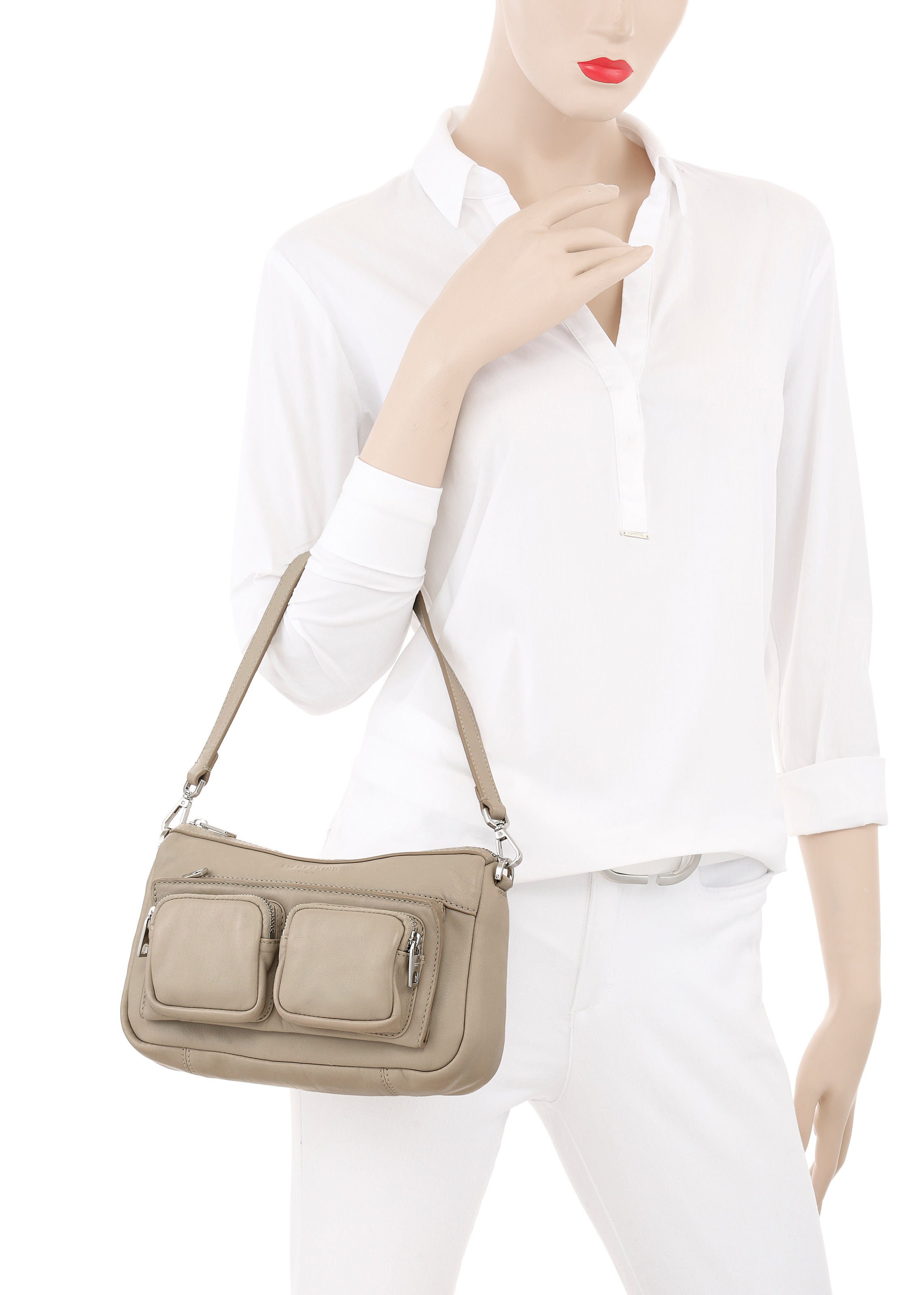 Liebeskind Berlin Hobo »Hobo MAIA SHEEP NATURAL«, Henkeltasche, Schultertasche, Handtasche Damen