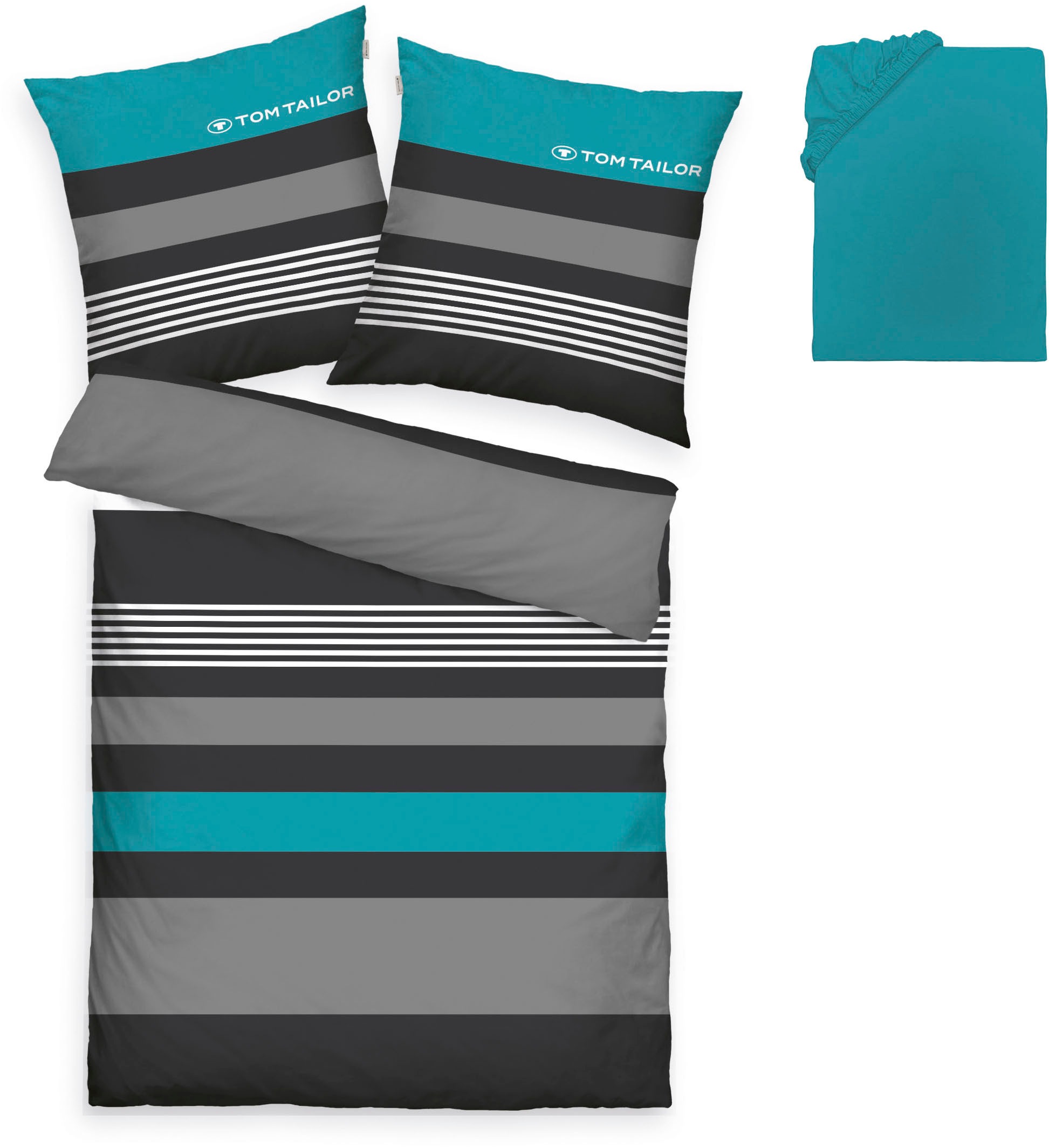 TOM TAILOR HOME Bettwäsche »Carl in Gr. 135x200 oder 155x220 cm«, mit GRATI günstig online kaufen