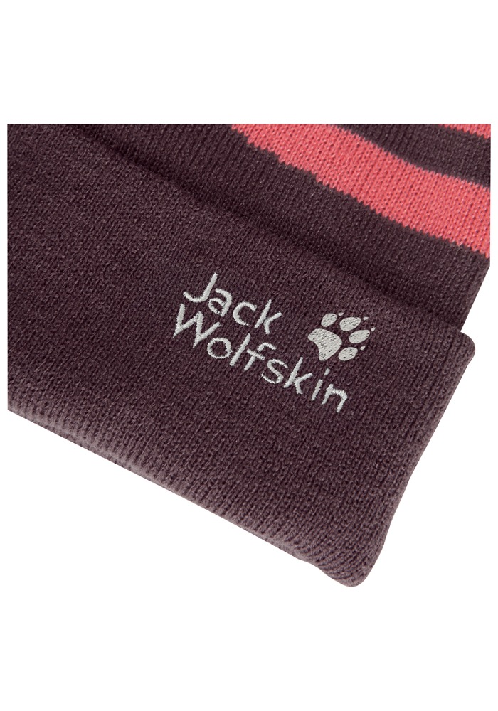 Jack Wolfskin Bommelmütze »STRIPY POMPOM BEANIE K«