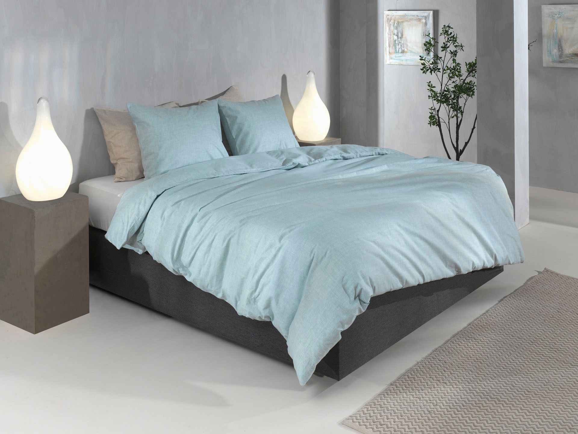 ZO HOME Bettwäsche »Flanella-di-Lino« 2 Stk. tlg. Bettwäsche aus 100% Baumw günstig online kaufen