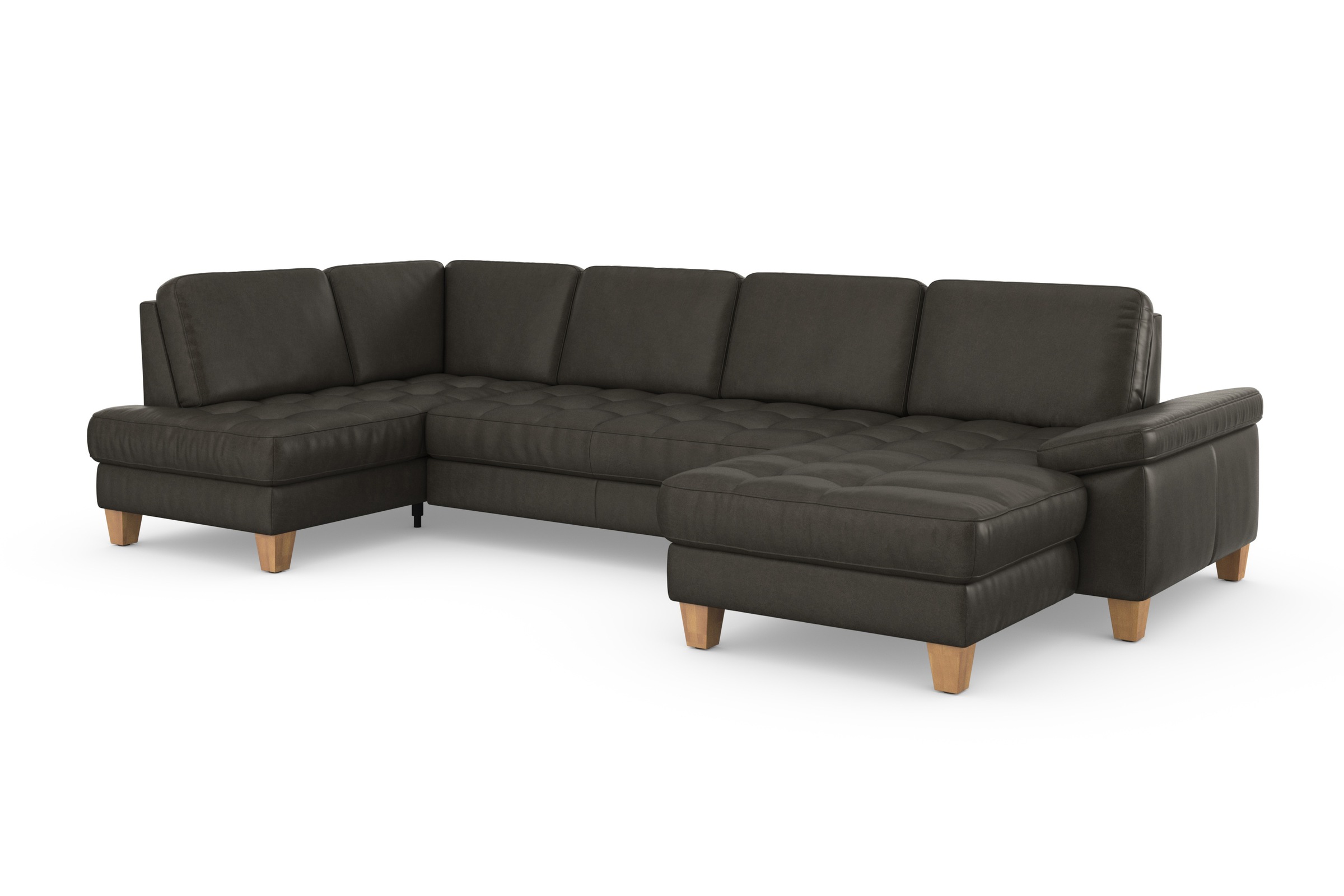 sit&more Wohnlandschaft »Westham U-Form«, wahlweise mit Bettfunktion, Bettkasten, Sitztiefenverstellung