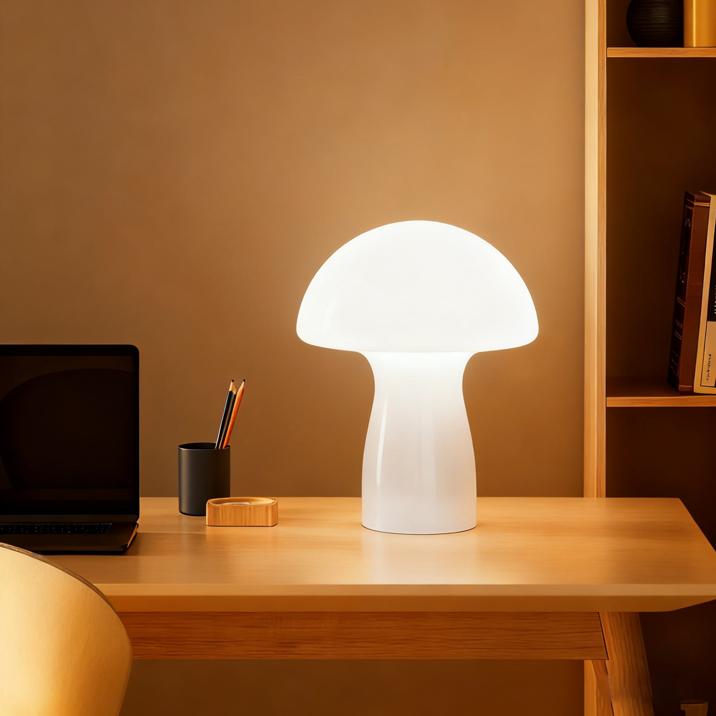 OTTO home Tischleuchte »Grunni« E14 1 Stk. Pilz-Tischleuchte: Opalglas, E14 günstig online kaufen