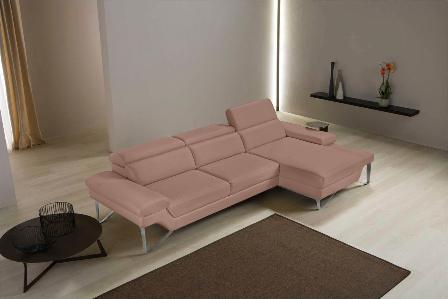 Egoitaliano Ecksofa "Princess, elegantes Designsofa mit erstklassigem Sitzk günstig online kaufen