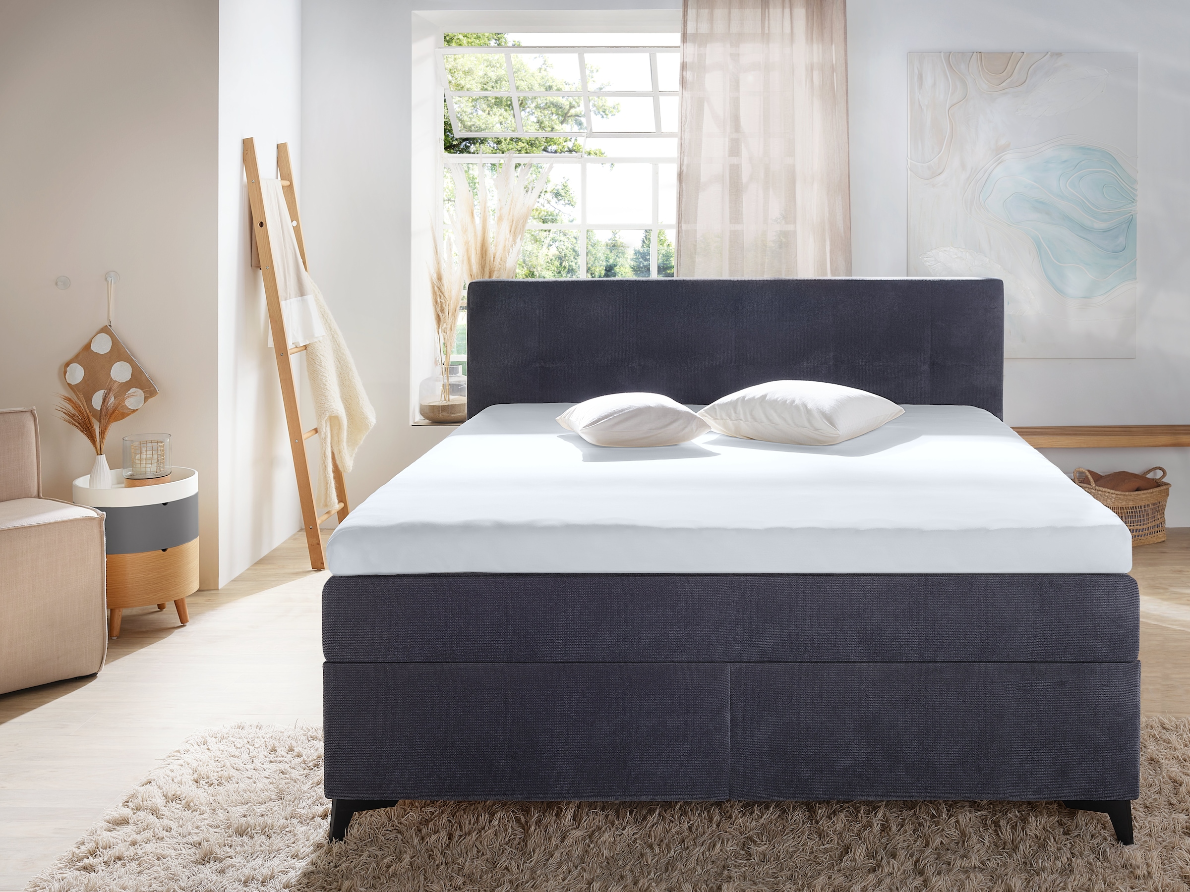 Primera Spannbettlaken »Elasthan-Feinjersey Topper« Aus 95% gekämmter Baumwolle und 5% Elastan