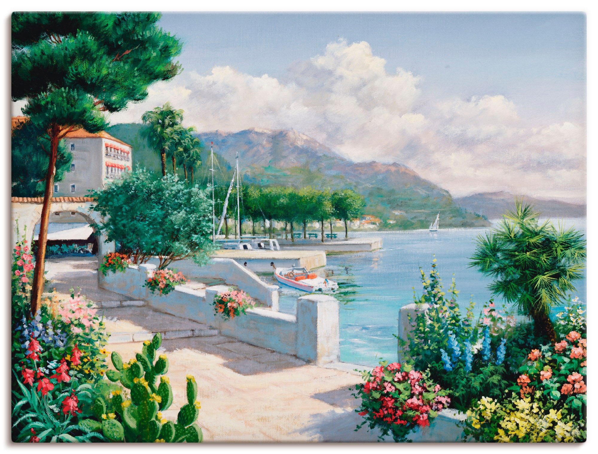 Gewässer, Wandbild Leinwandbild, del oder St.), Wandaufkleber Raten (1 »Costa auf in Poster bestellen als II«, versch. Artland Pietro Größen