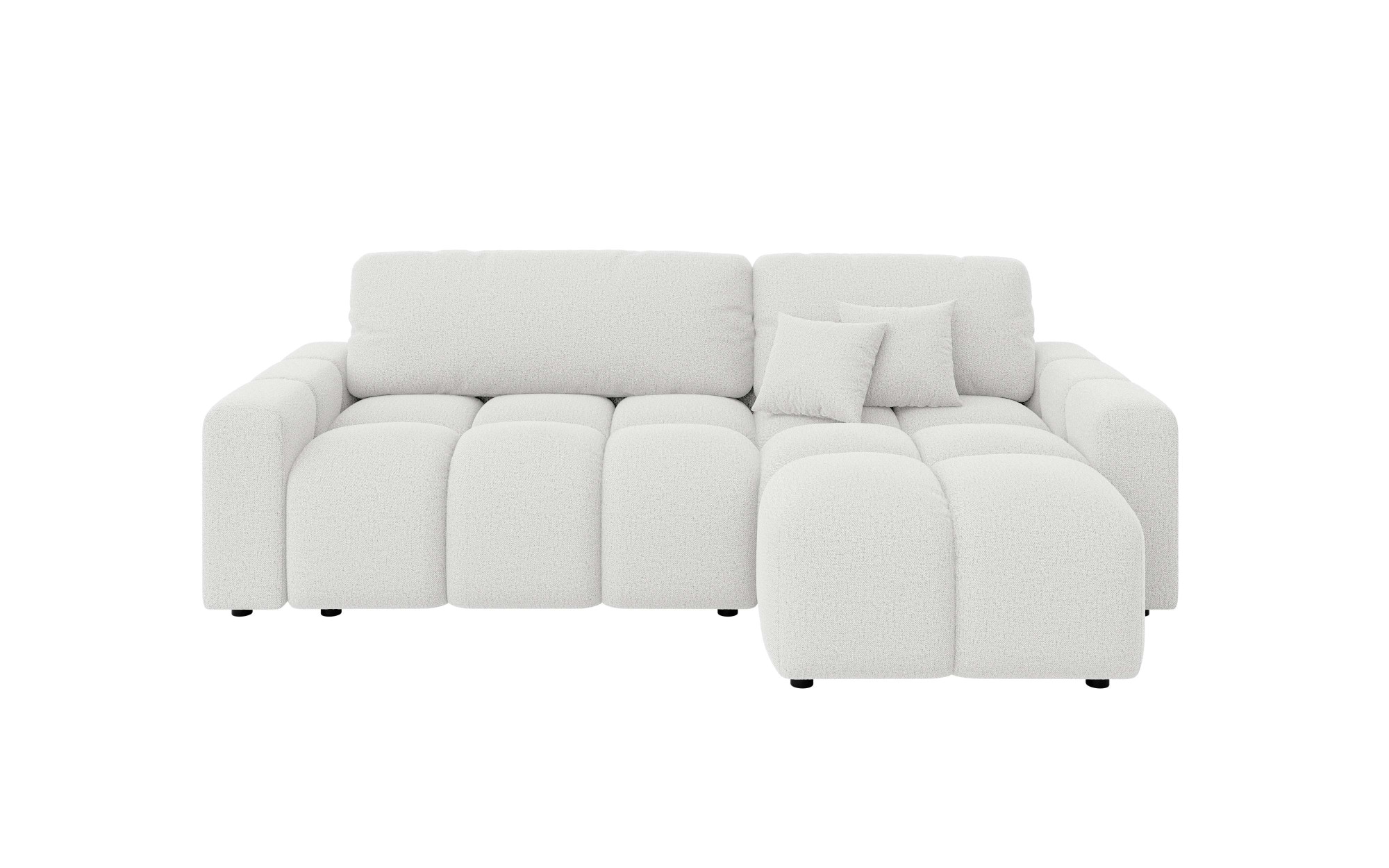 Home affaire Ecksofa »FELICI, Schlafsofa 233cm, L-Form mit Recamiere beidseitig montierbar« Designsofa mit Bettfunktion und Bettkasten, Maße B/T/H: 233/142/88 cm