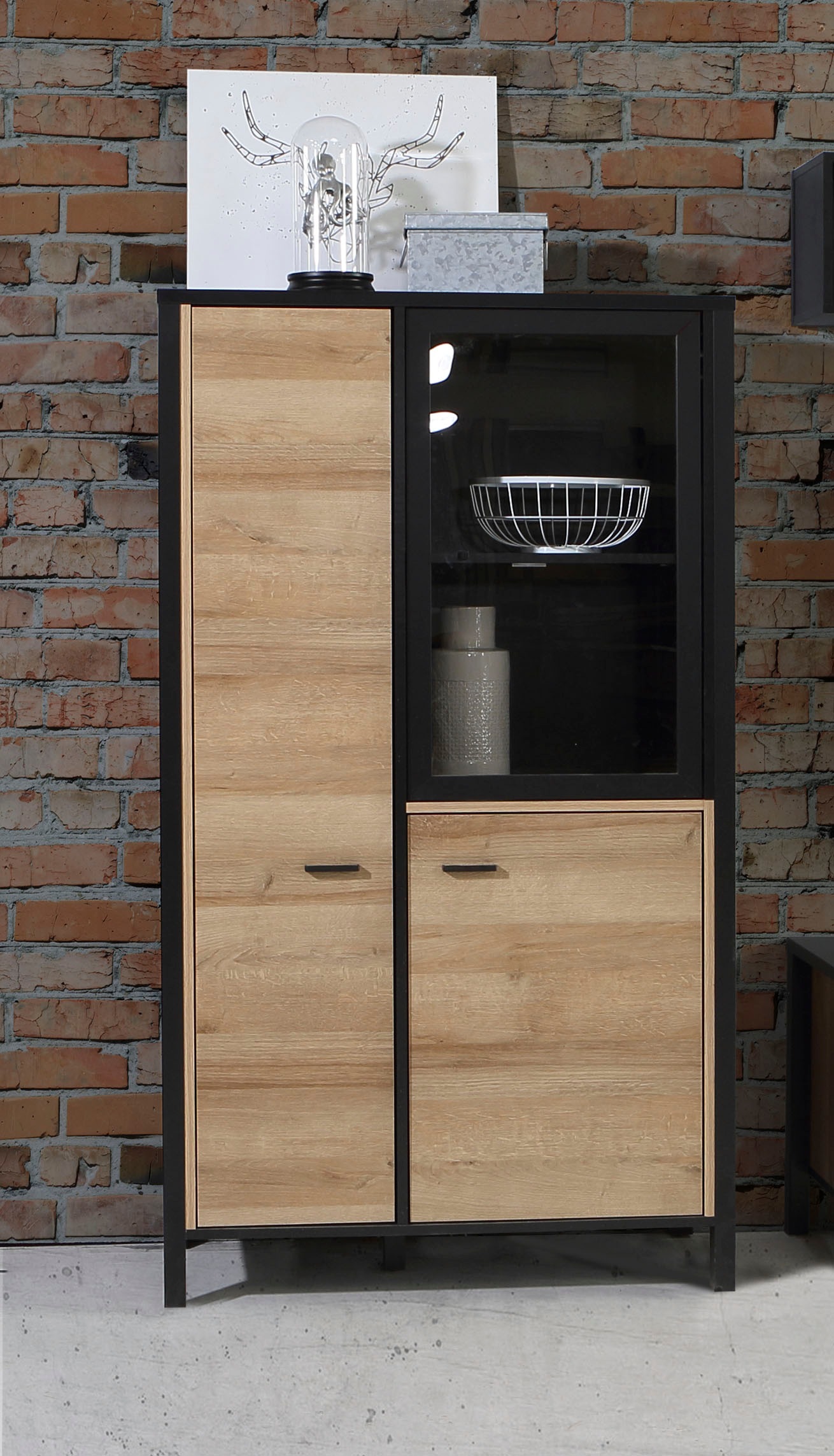 FORTE Vitrine »High Rock«, Höhe ca. 152 cm günstig online kaufen