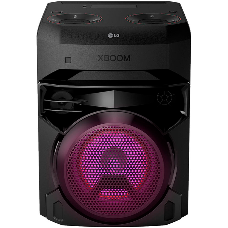 LG Party-Lautsprecher »xboom RNC2« 1.0 (Bluetooth Bass- und Lautstärkeregelung Beleuchtungseffekte Pairing 80 W) Party-Lautsprecher schwarz...
