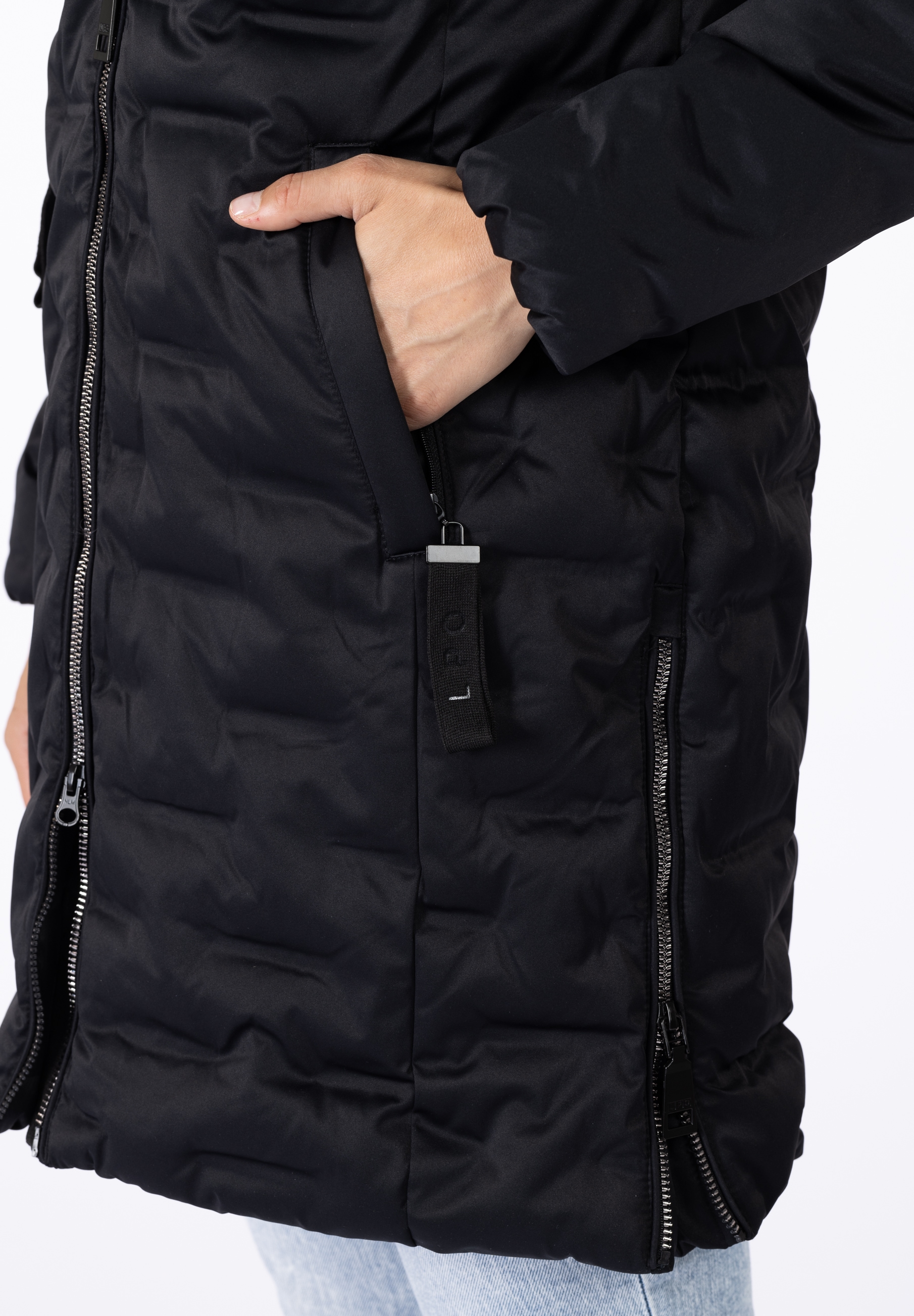 LPO Steppjacke »MARA II LONG«, auch in Großen Größen erhältlich