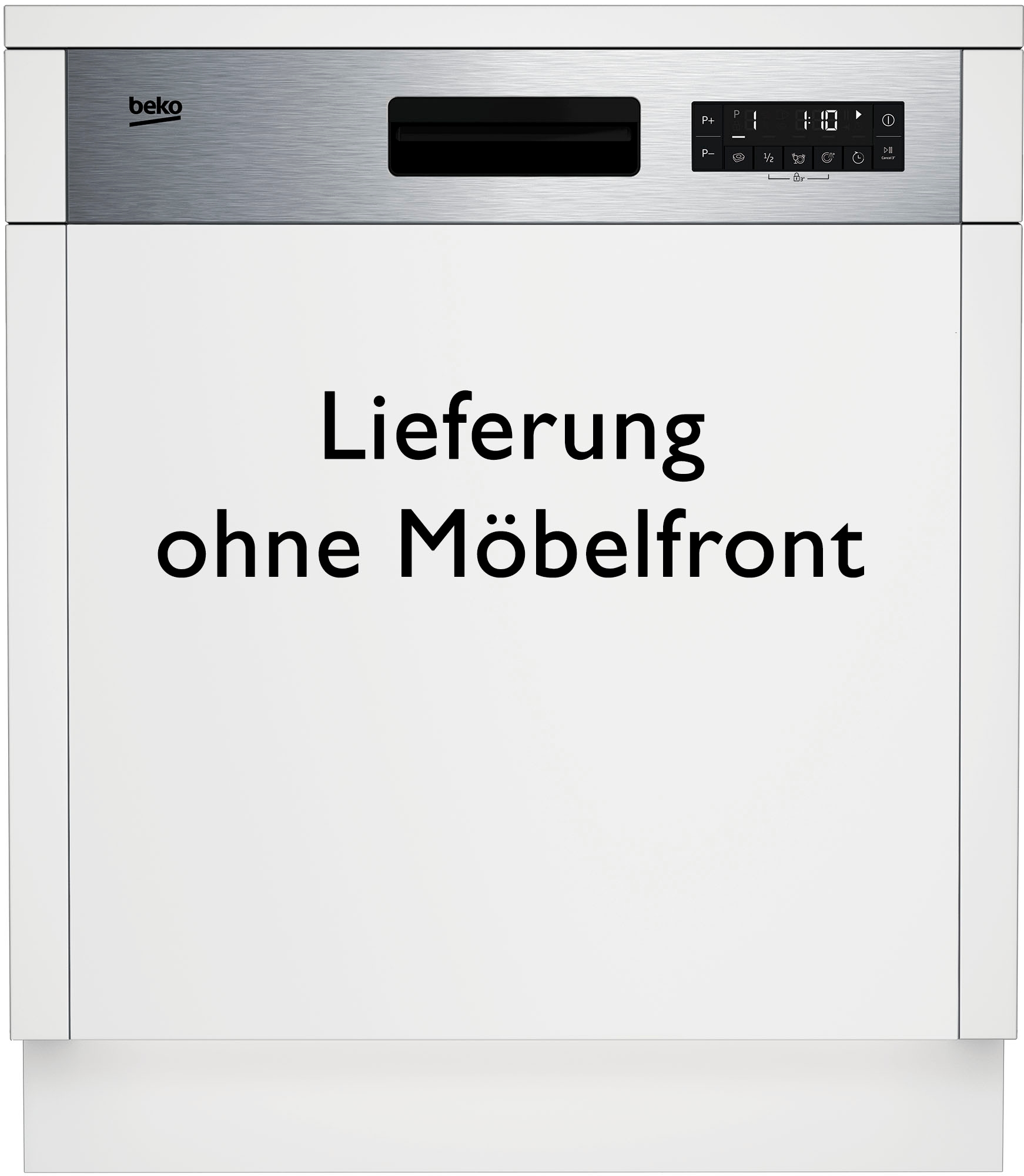 BEKO teilintegrierbarer Geschirrspüler »BDSN25530X 7623991677«, 15 Maßgedec günstig online kaufen