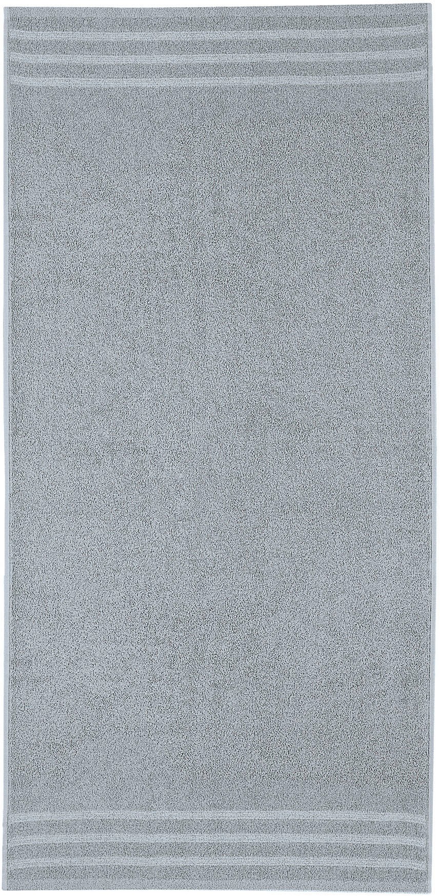 Kleine Wolke Handtuch Set »Royal, 6 Stück (4 Handtücher 50/100 cm + 2 Duschtücher 70/140 cm)«, Set, 6 tlg., Frottier, Uni Farben, mit Bordüre, weich, in verschiedenen Sets erhältlich