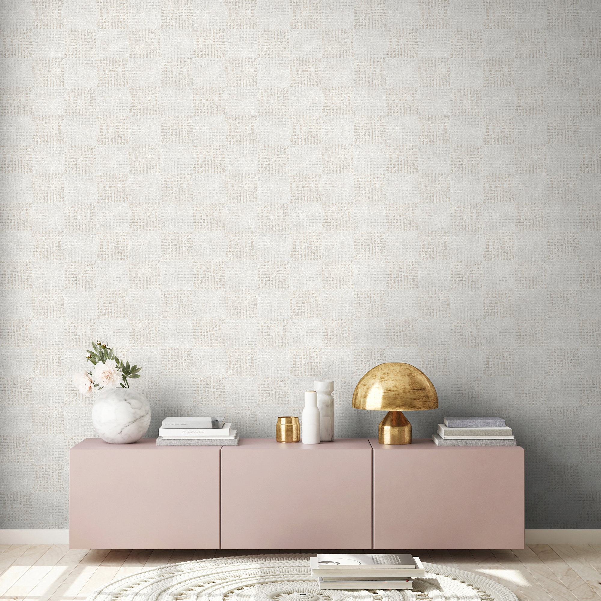 A.S. Création Vliestapete »Geo Effect«, 3D-Optik-metallic-Gold-Optik-geometrisch, Geometrische Tapete 3D Effekt Tapeten Wohnzimmer Schlafzimmer Küche