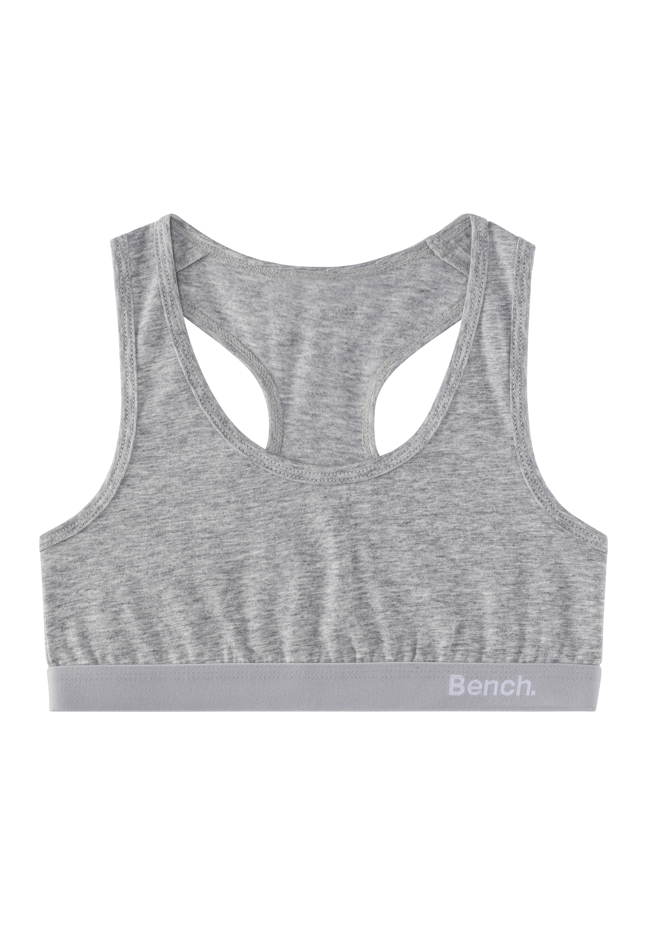 Bench. Bustier Packung, 3 im sportlichen Look mit Ringerrücken