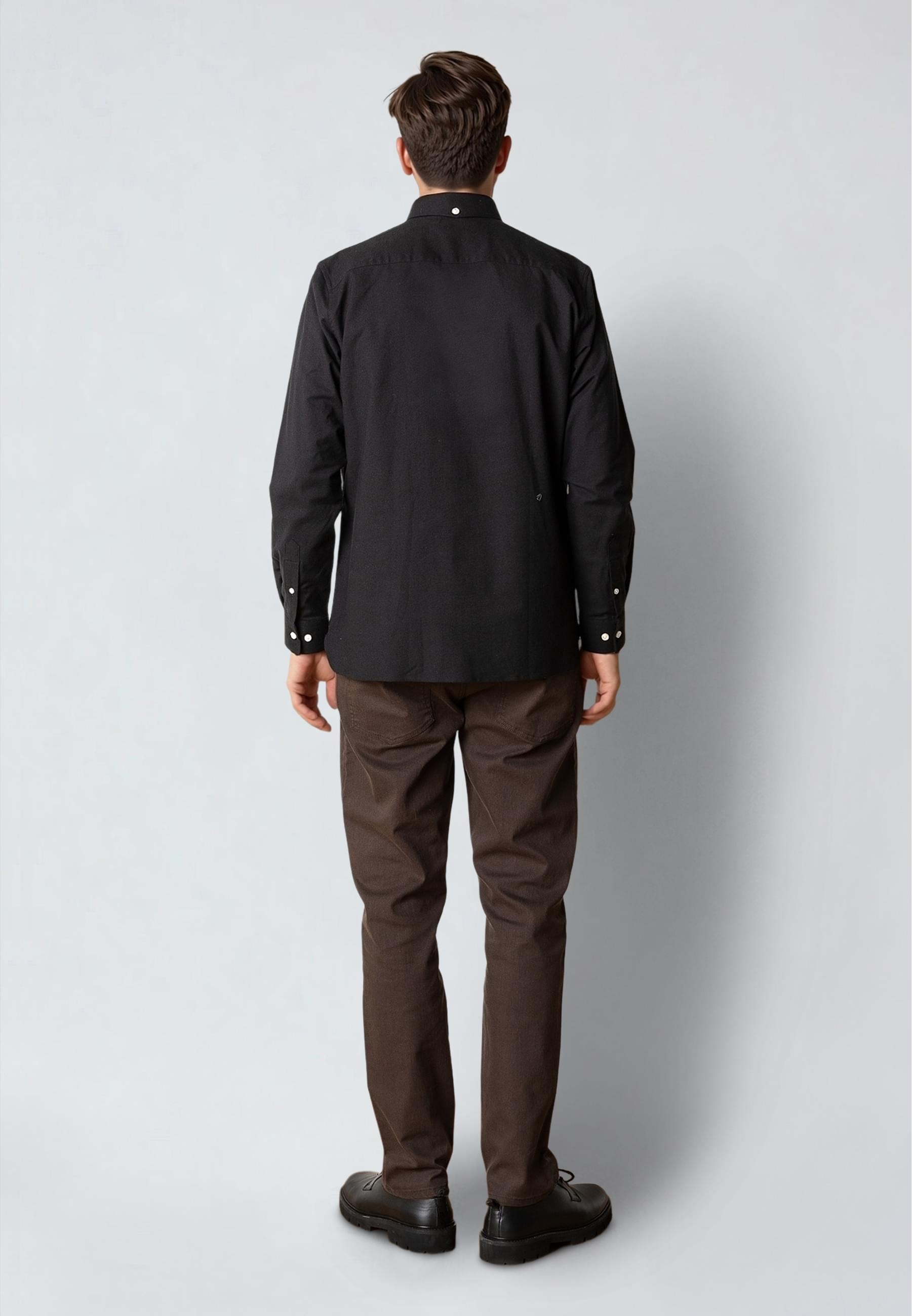 Clean Cut Copenhagen Langarmhemd »Clean Cut Copenhagen Oxford Stretch Plain L/S« 1 Stk.