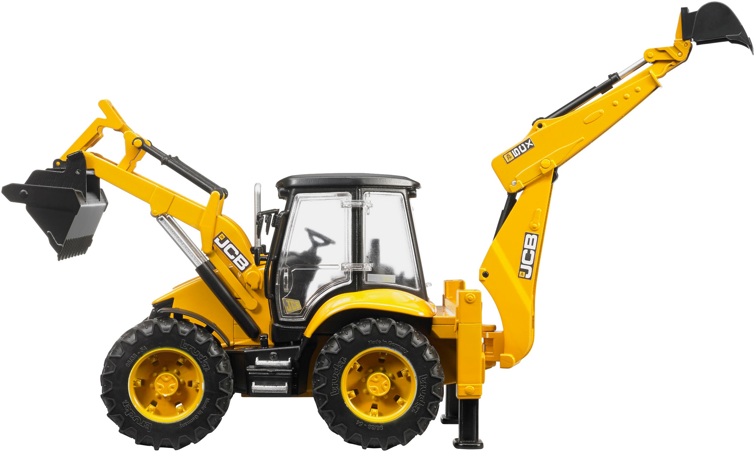 Bruder® Spielzeug-Bagger »JCB 5CX eco Baggerlader 41 cm (02454)«, Made in Europe