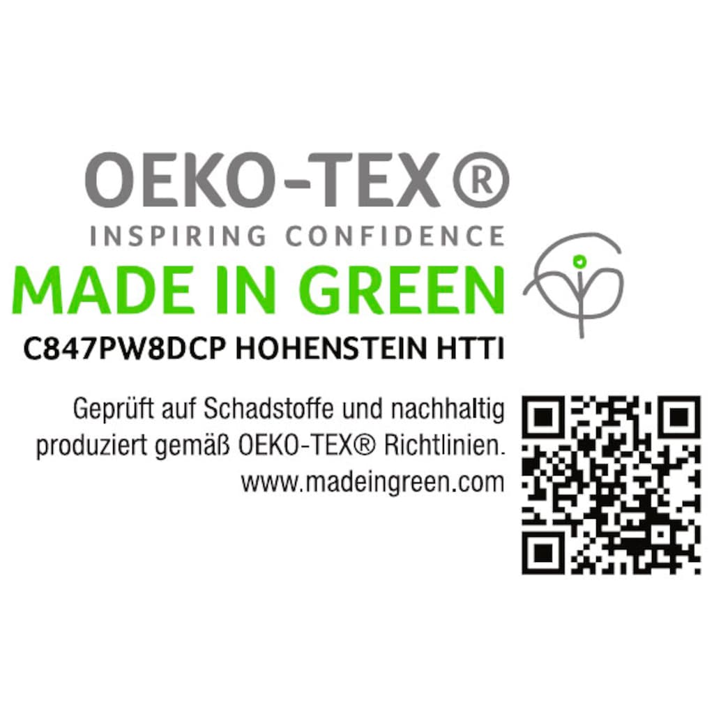 Centa-Star Kunstfaserbettdecke »Vital Plus«, warm, Bezug 100% Baumwolle, (1 St.), geprüft mit Qualitätsversprechen
