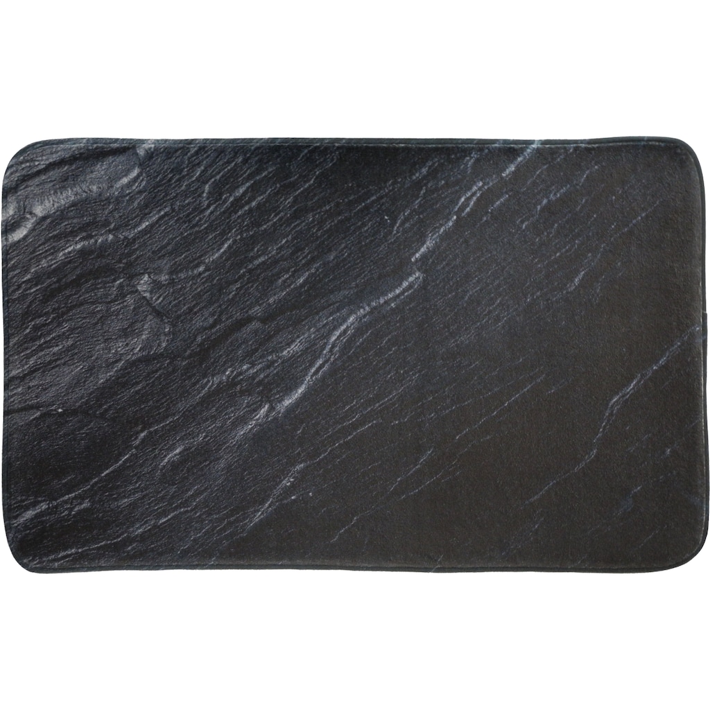 Sanilo Badematte »Granit«, Höhe 15 mm, rutschhemmend beschichtet, schnell trocknend-fußbodenheizungsgeeignet