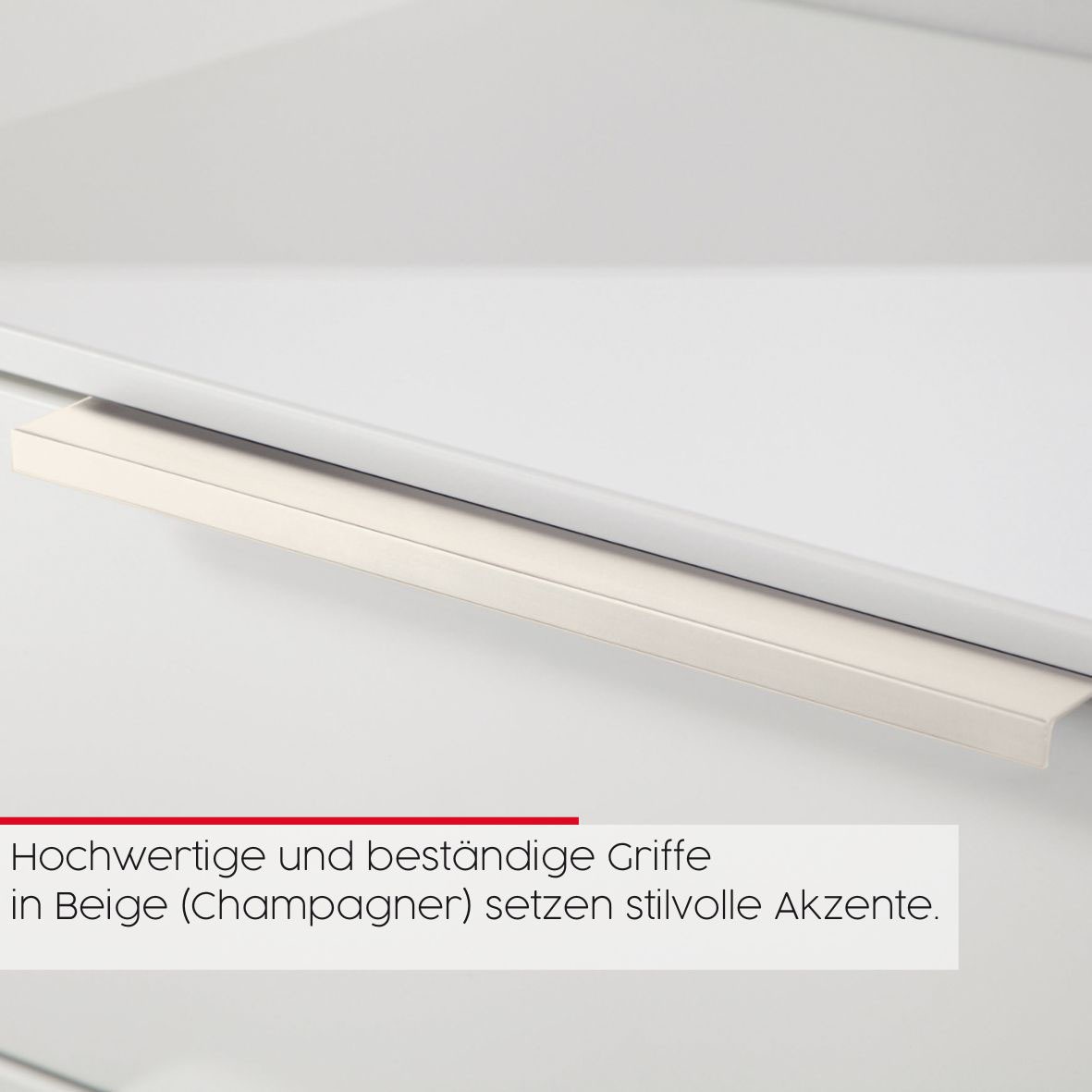 rauch Nachtkommode »Nachttisch Nachtschrank Nachtkonsole FLIPP mit Glasfront« Breite 40 cm,  mit 3 Schubladen und Soft-Close-Funktion, Oberboden und Front Glas