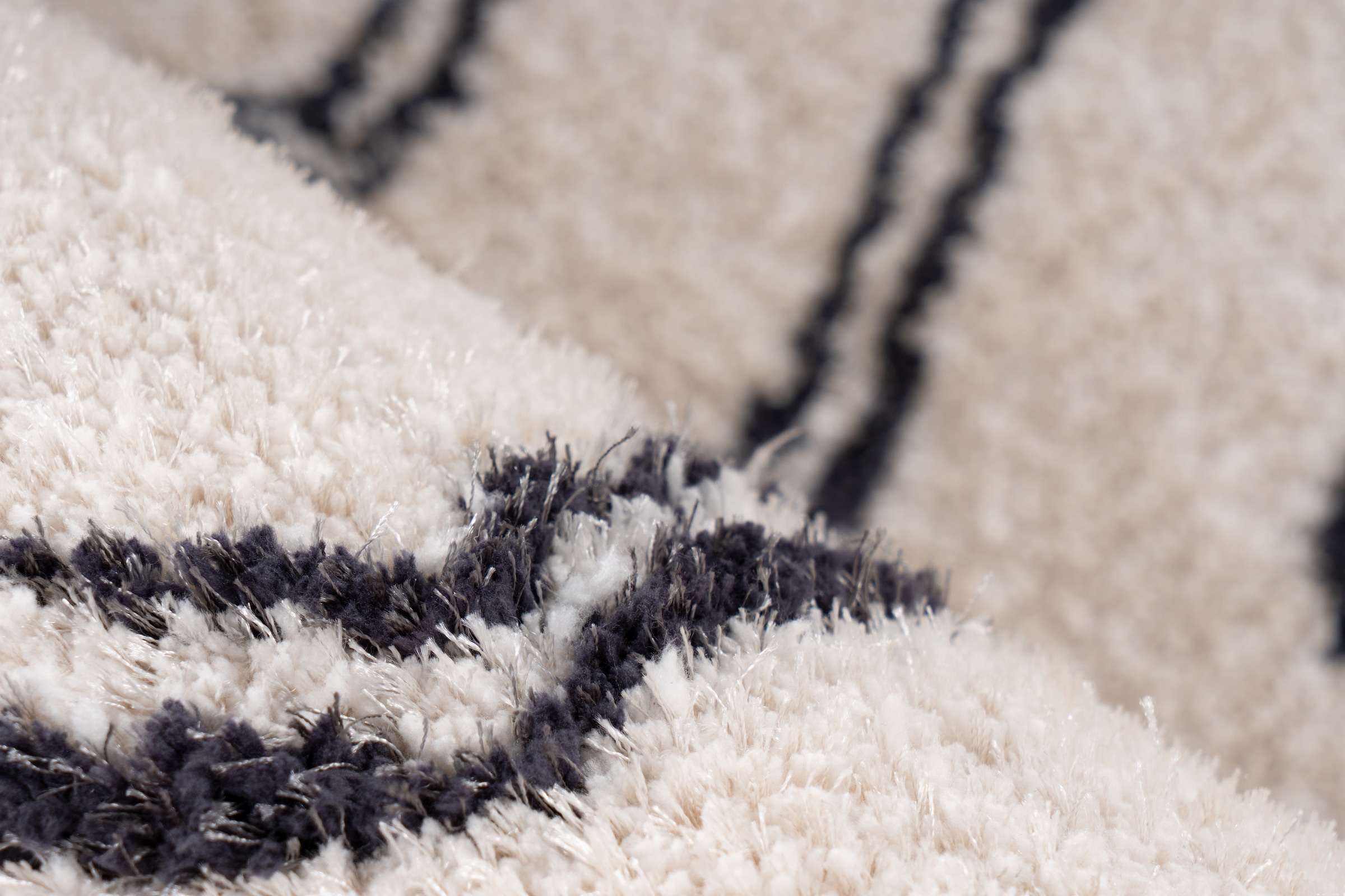 me gusta Teppich »Orlando 225« rechteckig 27 mm Höhe Weicher Hochflorteppich, dezent gestaltet ,Fußbodenheizung geeignet