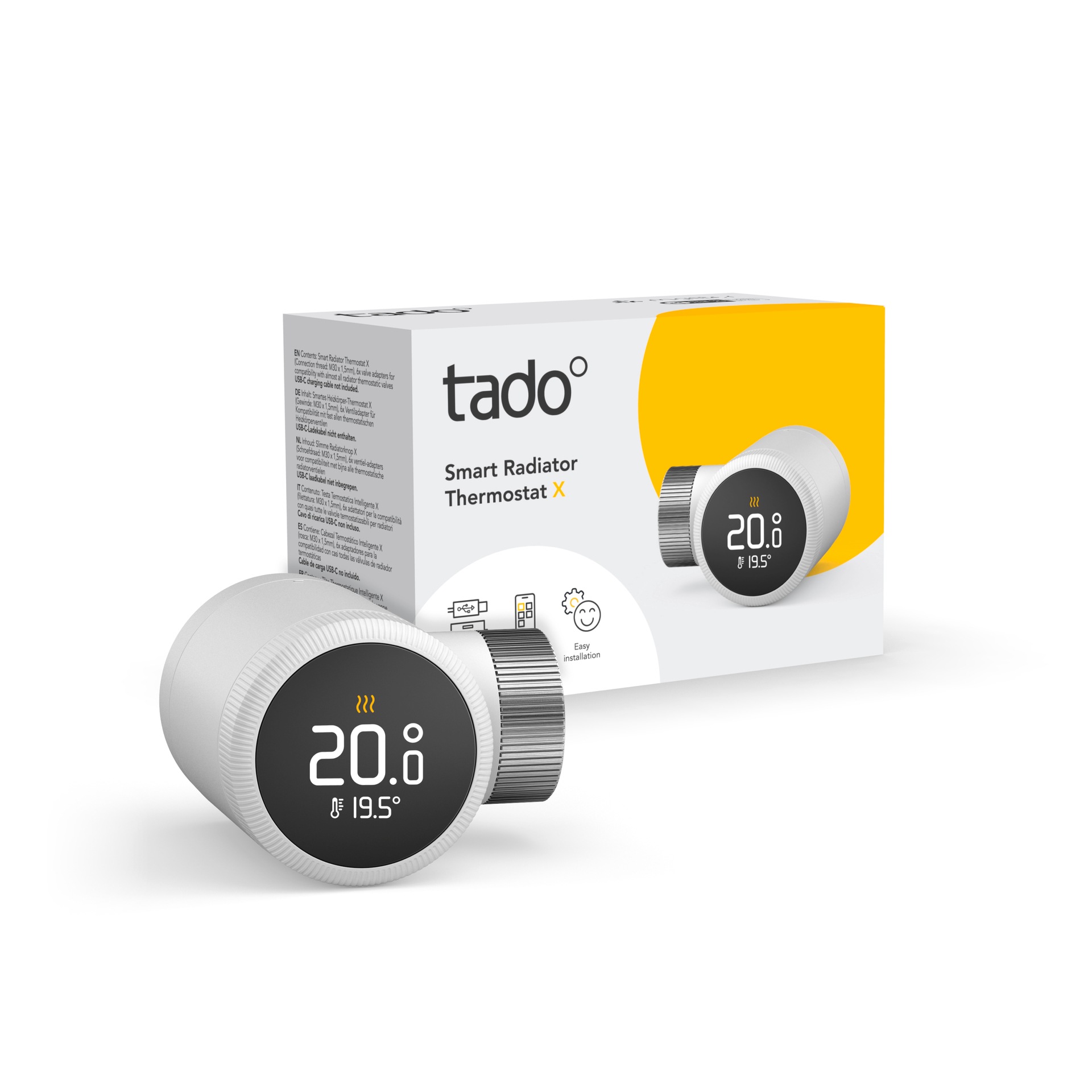 Tado Heizkörperthermostat »Bridge + 2 Heizkörperthermostate+Hombli smarte S günstig online kaufen