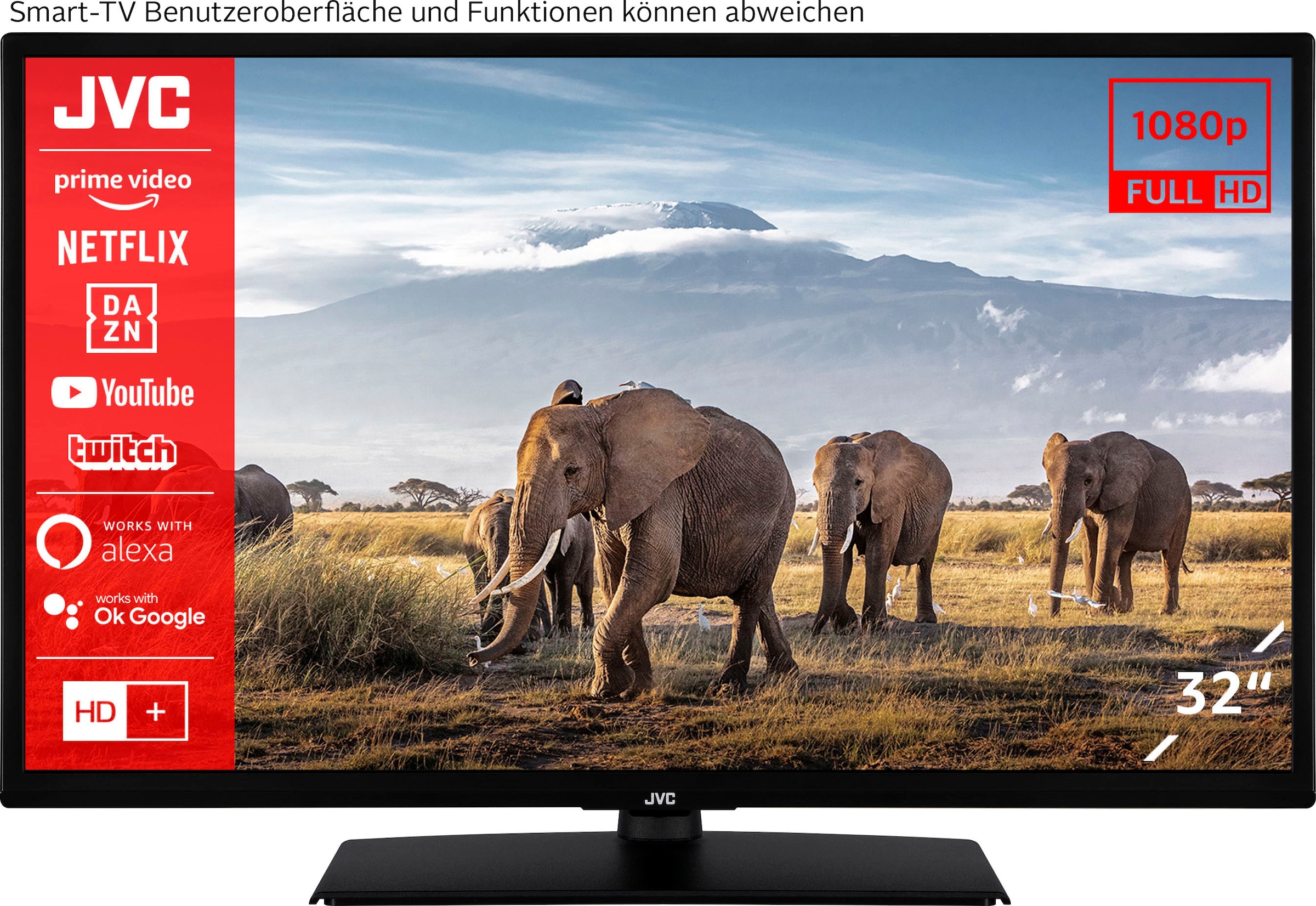JVC LED-Fernseher »LT-32VF5158«, Smart-TV Rechnung Zoll, cm/32 Full bestellen HD, auf 80