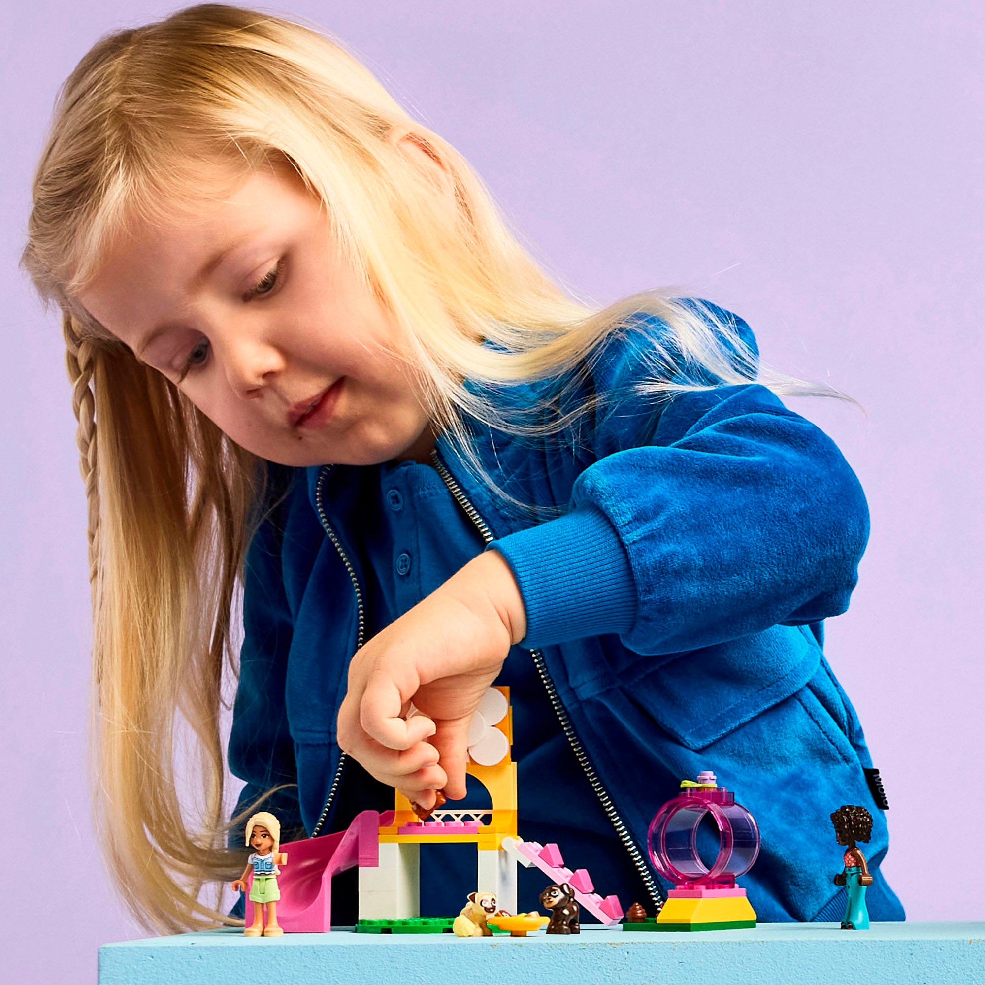 LEGO® Konstruktionsspielsteine »Welpenspielplatz (42665), LEGO Friends«, (66 St.), Made in Europe