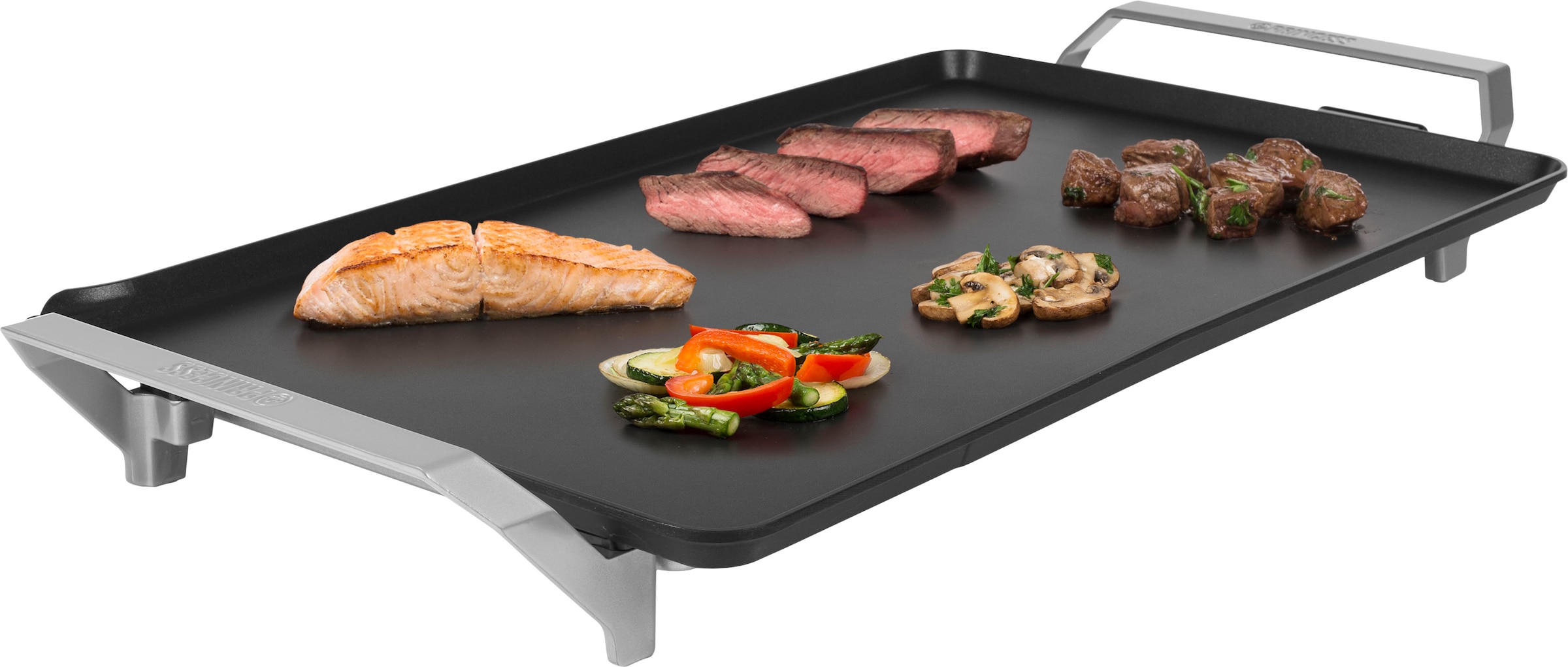 PRINCESS Tischgrill »Table Chef Premium XXL 103120«, 2500 W, Teppanyaki Grillplatte 60x35 cm, inkl. 4x Holzspatel