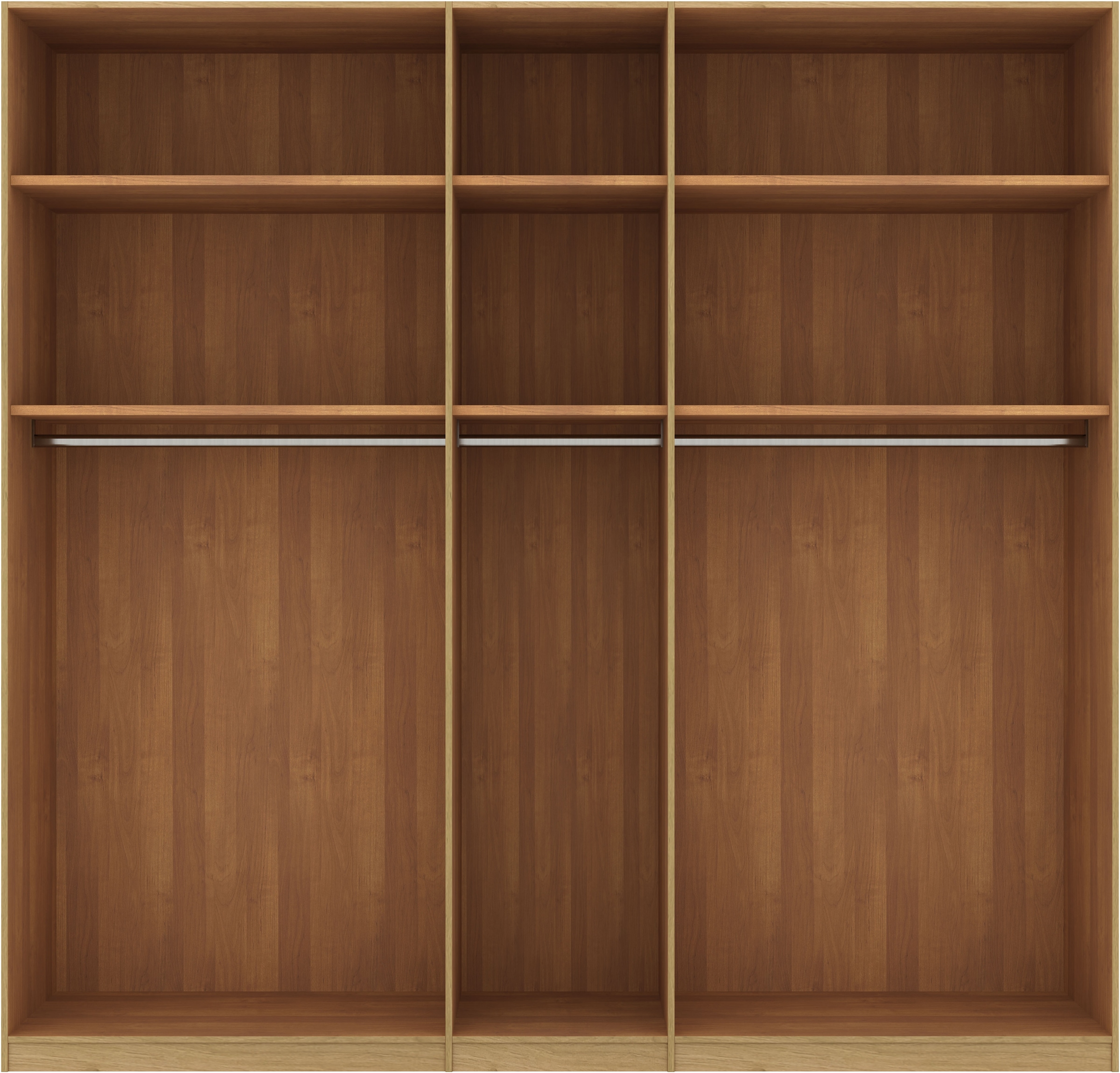 Musterring Drehtürenschrank »Savona, Kleiderschrank, Schrank, Garderobe, teilmassiv Eiche«, (mit Türdämpfern, mit Spiegel oder Glas, extra Böden, MADE IN GERMANY), Türen in Bianco-Eiche massiv, Spiegel-/Glastüren, verschiedene Größen