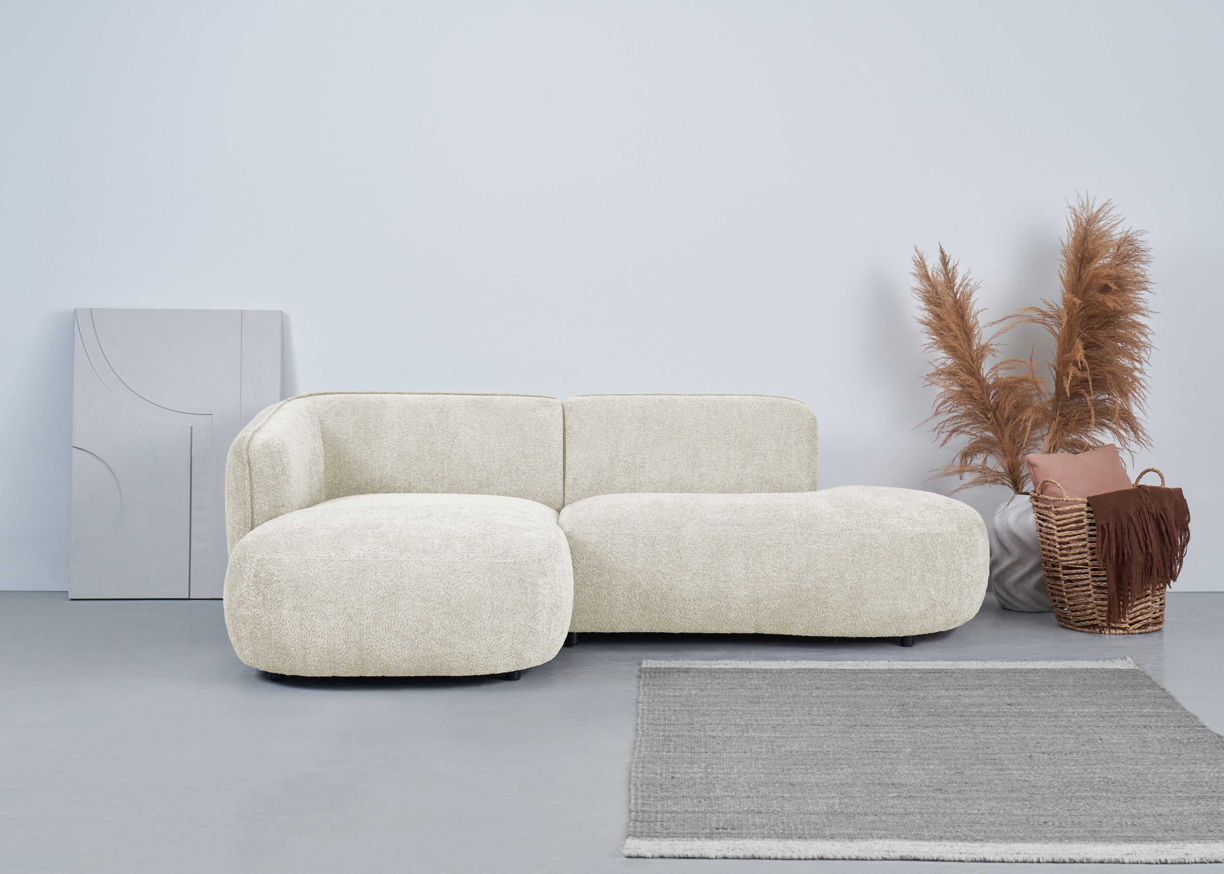 andas Ecksofa »Ostrup«, schlichtes modernes Design, in verschiedenen Farben günstig online kaufen