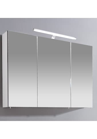 Schildmeyer Spiegelschrank »Irene«, Breite 100 cm, 3-türig, LED-Beleuchtung,... kaufen