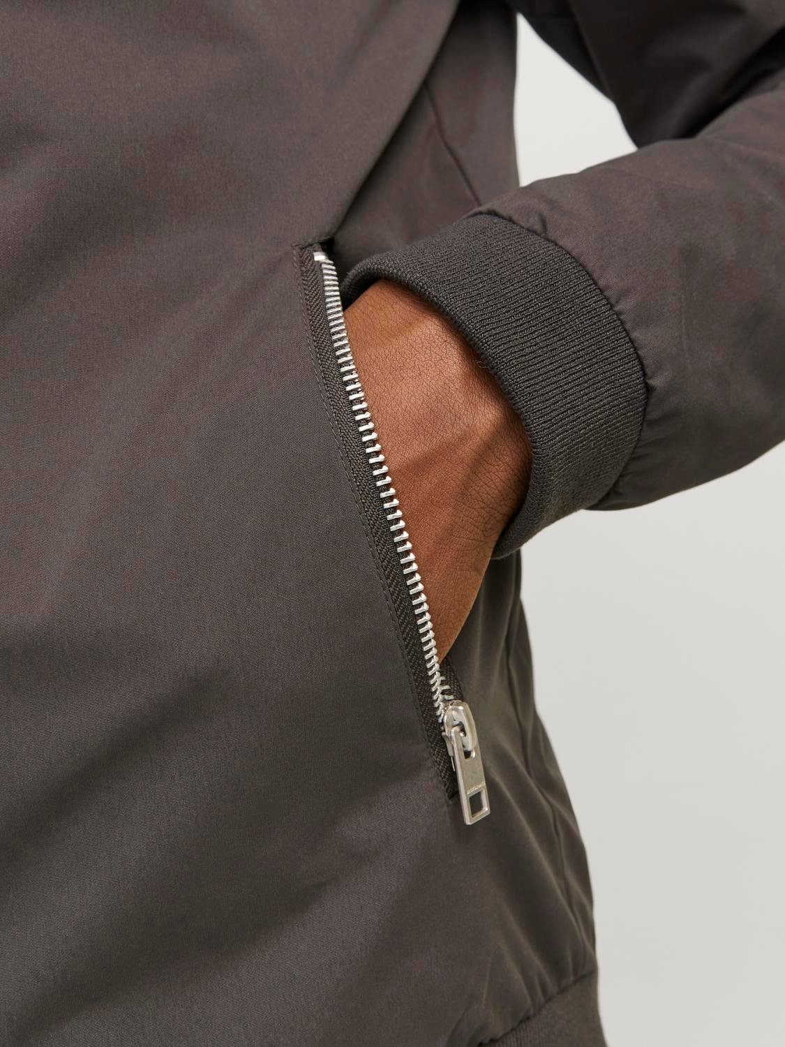 Jack & Jones Blouson »JJERUSH HARRINGTON BOMBER NOOS«, ohne Kapuze, mit Stehkragen